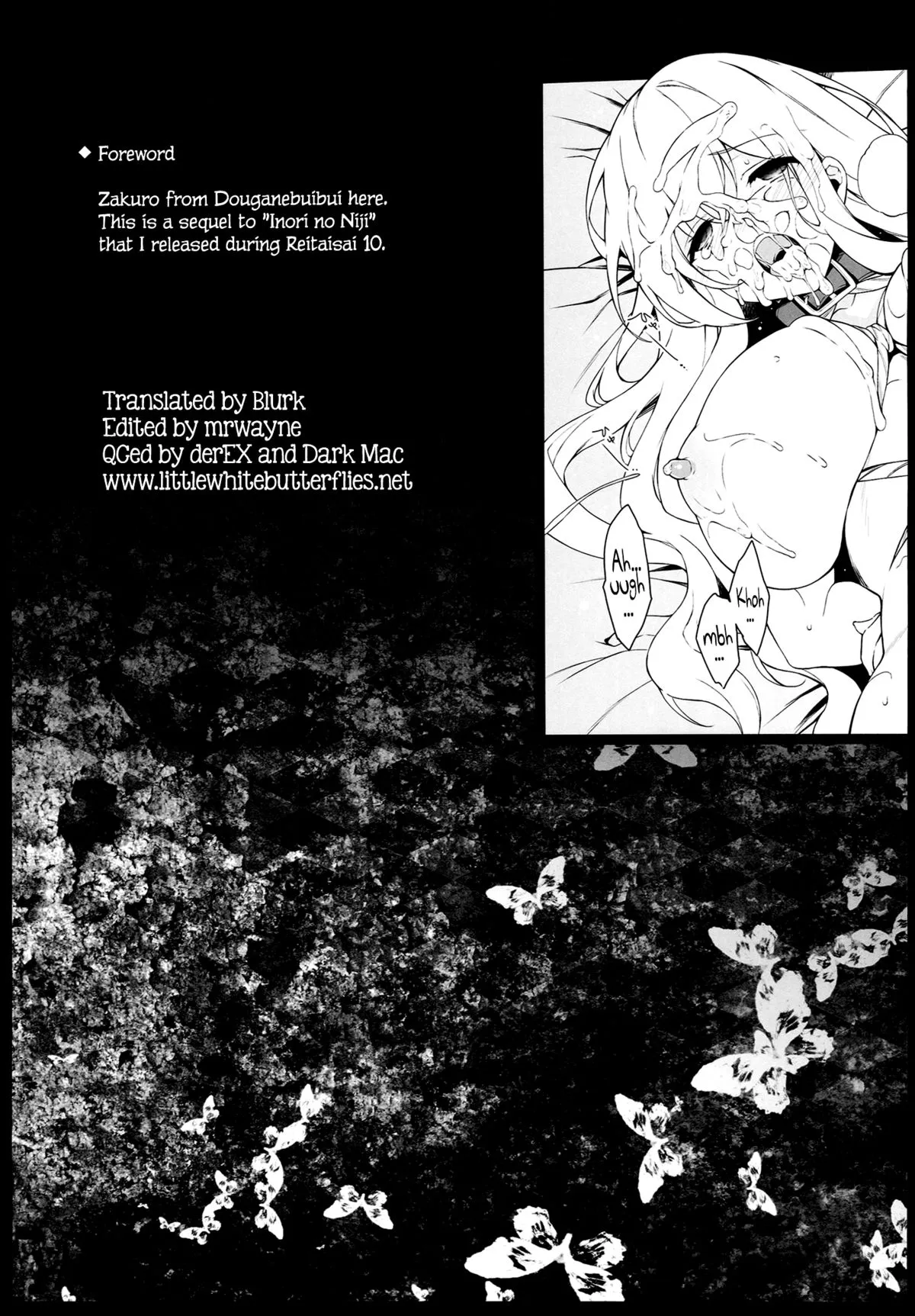HentaiVN.net - Ảnh 6 - Sự sa ngã của Hijiri (Touhou Project) [Inori no Niji; Inori Furu nara; Botan no Kioku; Rensousou; Koishi, Aishi, Kimi Omou] - Chap 2