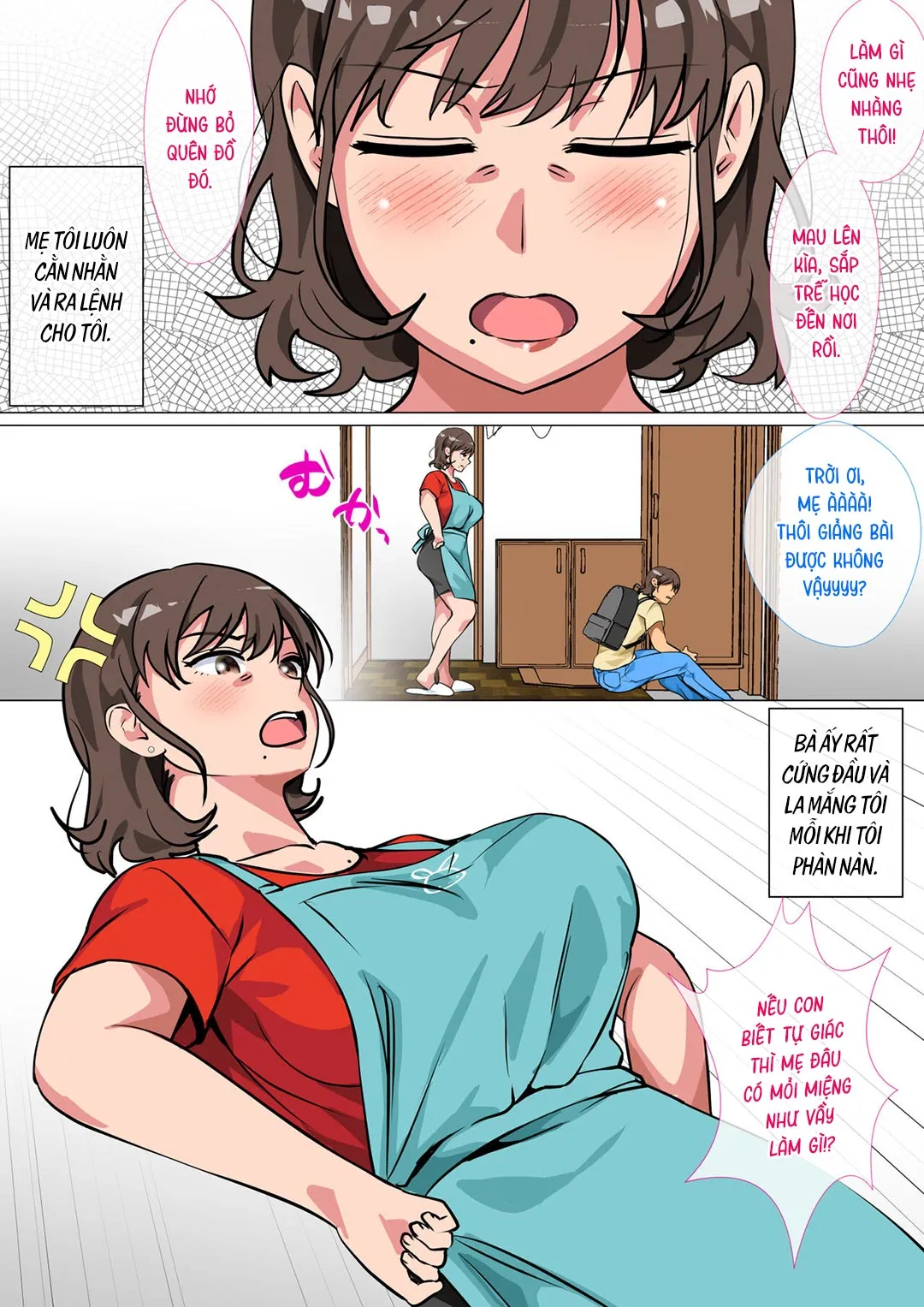 HentaiVN.net - Ảnh 4 - Tôi ra lệnh cho mẹ làm tình với mình trong trò chơi làm vua [Ousama Game no Meirei de Haha to Sex Shita Hanashi; I Ordered My Mom to Have Sex with Me in King's Game] - Oneshot