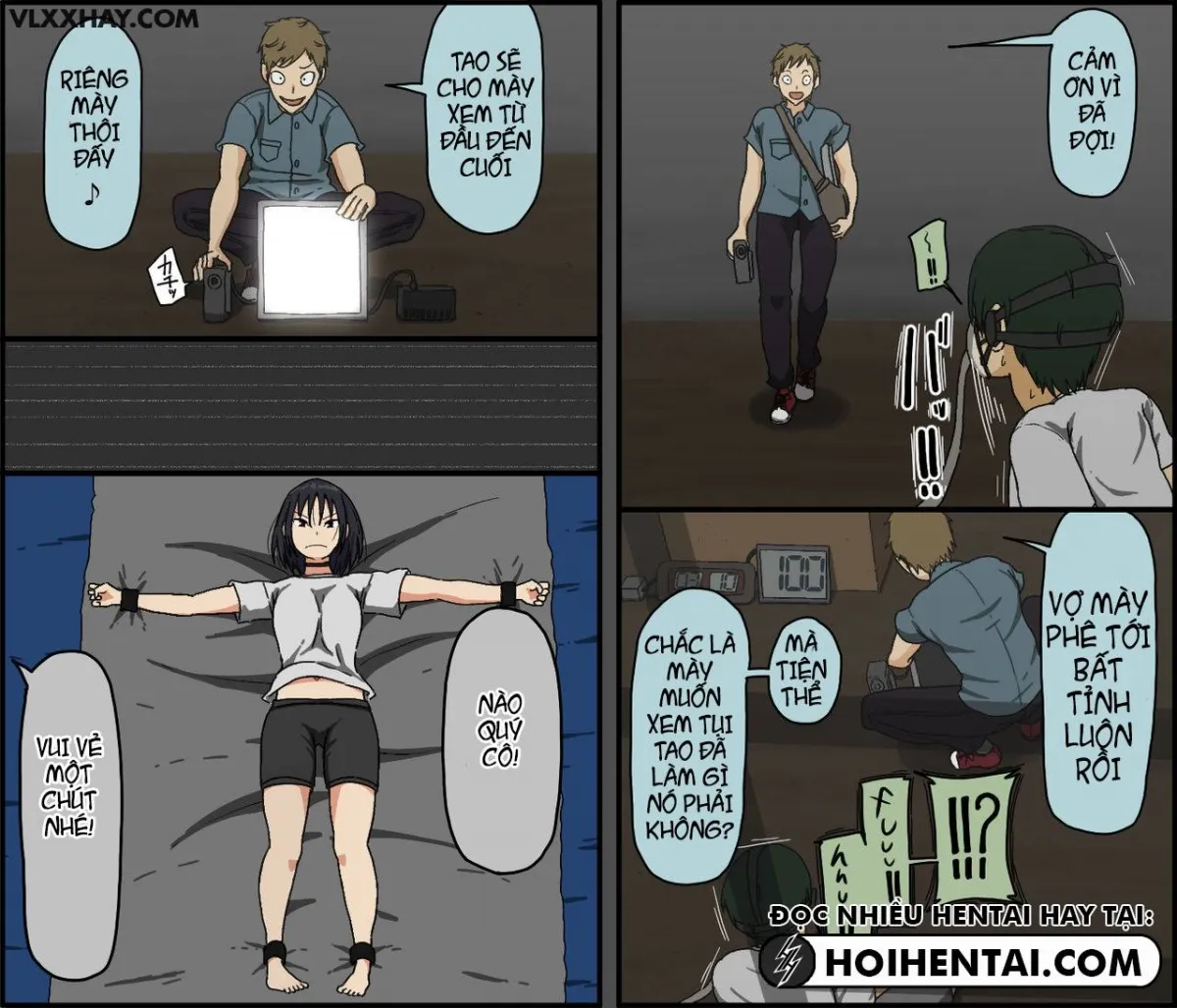 HentaiVN.net - Ảnh 11 - Count 100 Forced To Listen To The Voices Of My Enemy Making Babies With My Wife [Count 100 Kikasare Tsuzuketa Teki To Tsuma No Kozukuri Voice] - Chap 1