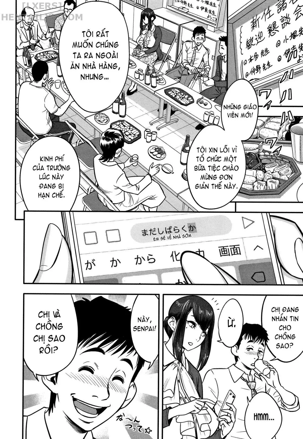 HentaiVN.net - Ảnh 9 - Dankon Sousai [Dankon Sousai -Hitozuma Kyoushi Ga Netorareru Made No Kiroku-] - Chap 1