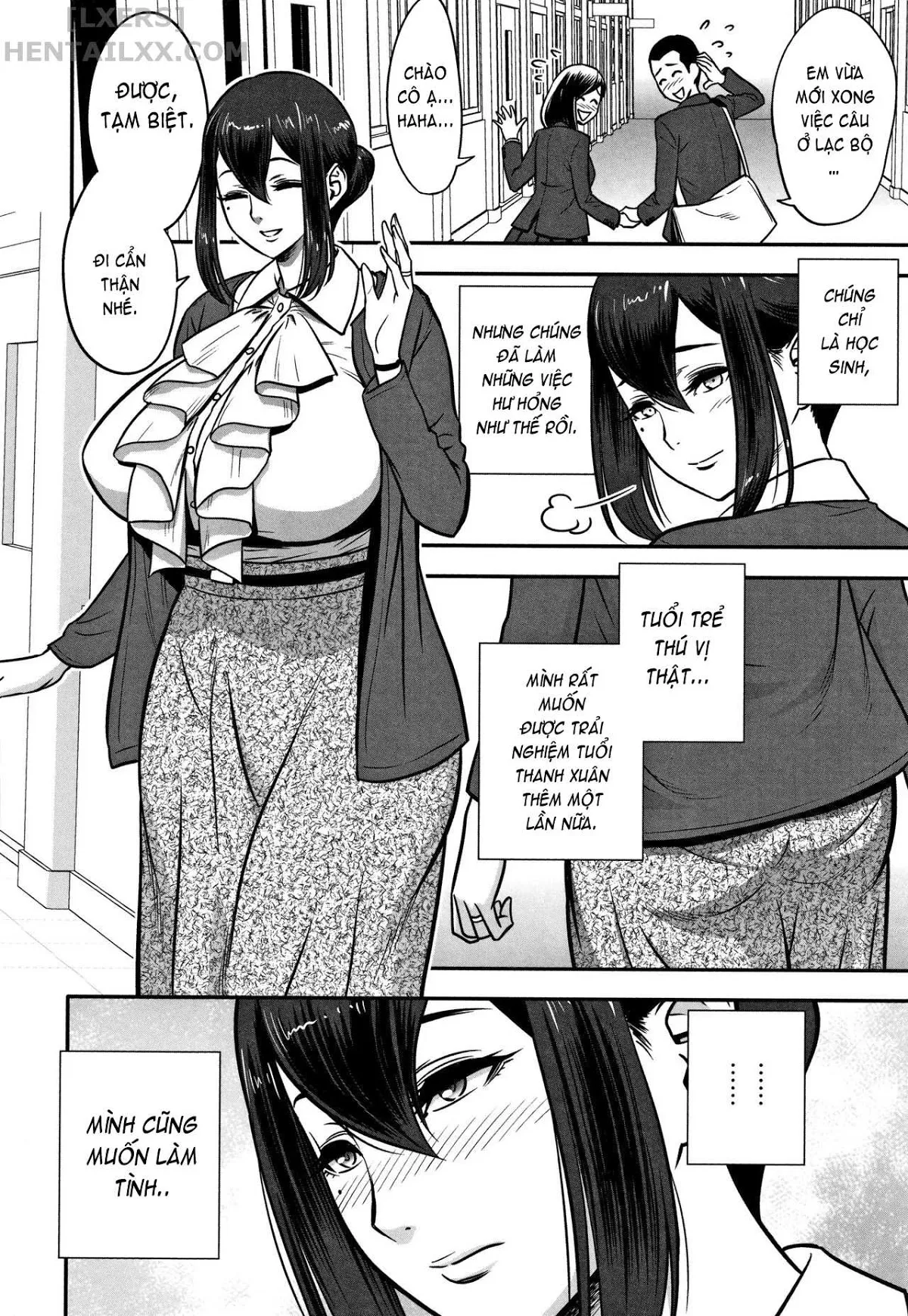 HentaiVN.net - Ảnh 7 - Dankon Sousai [Dankon Sousai -Hitozuma Kyoushi Ga Netorareru Made No Kiroku-] - Chap 1