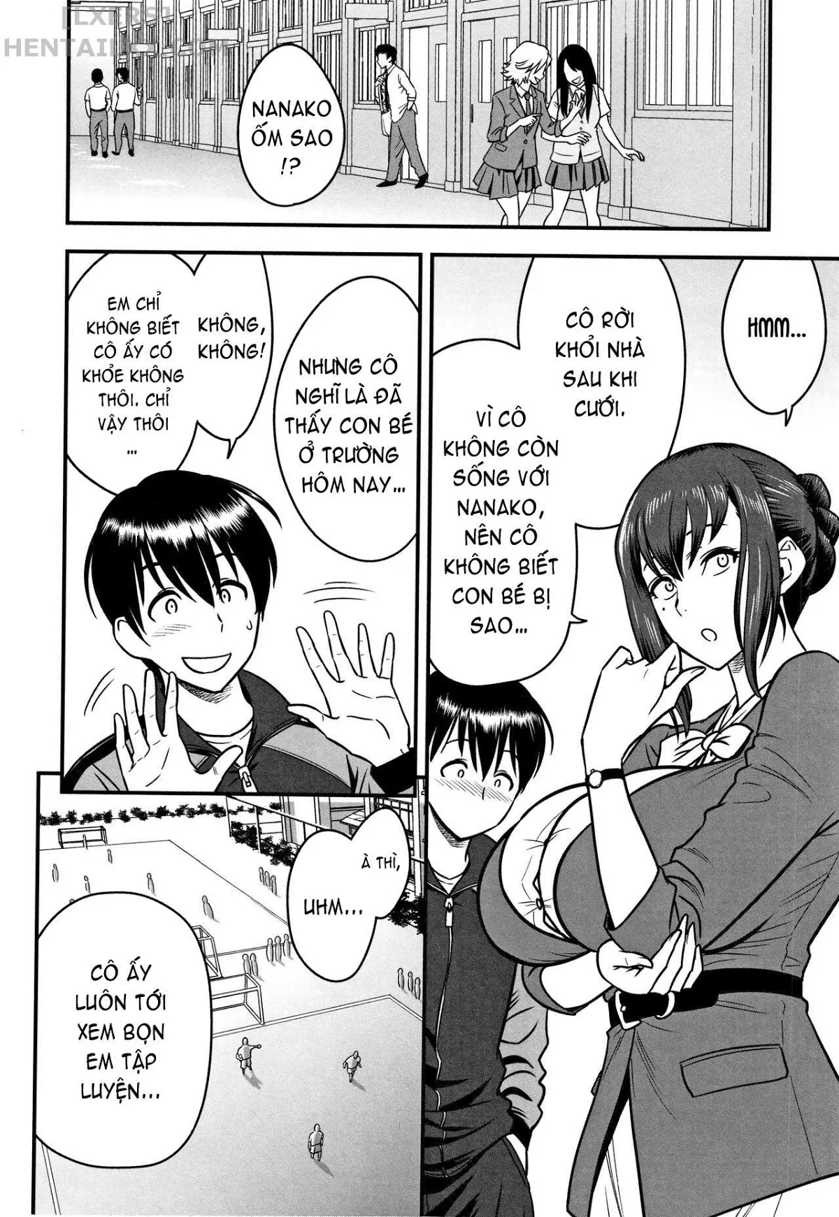 HentaiVN.net - Ảnh 4 - Dankon Sousai [Dankon Sousai -Hitozuma Kyoushi Ga Netorareru Made No Kiroku-] - Chap 5