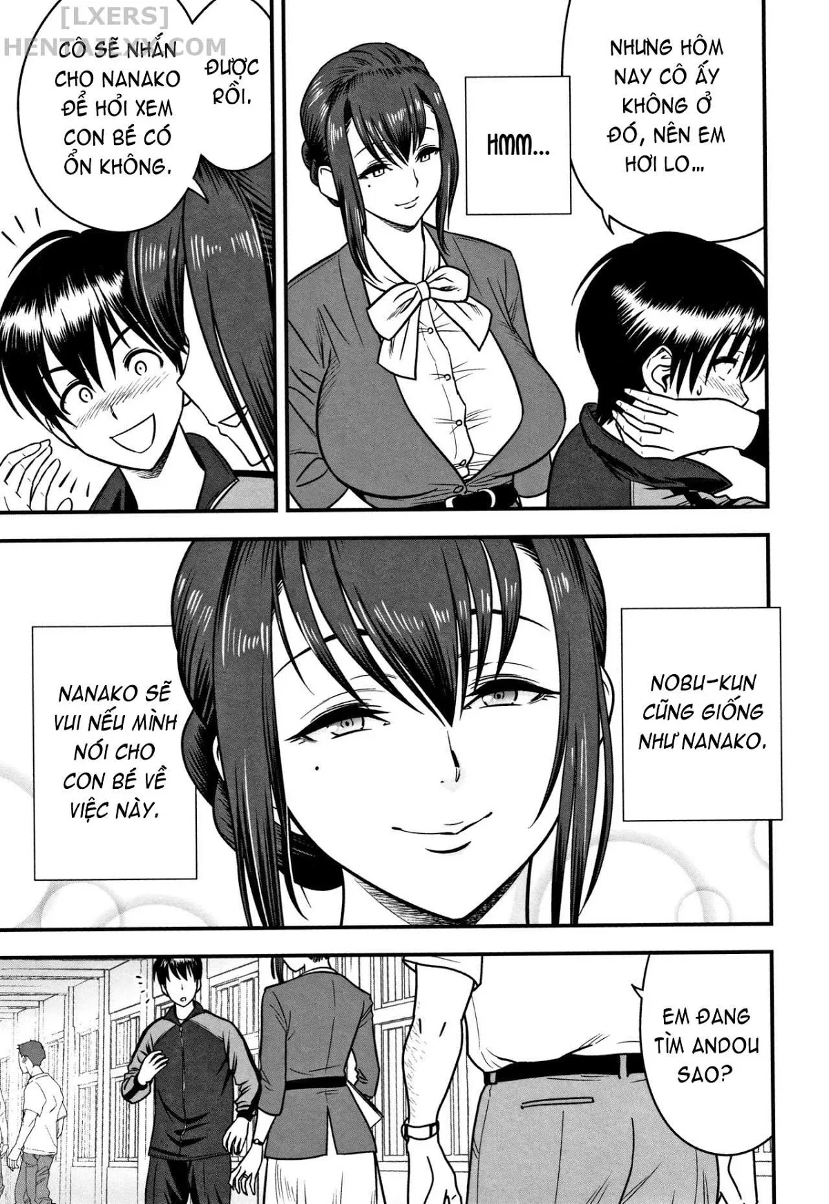 HentaiVN.net - Ảnh 5 - Dankon Sousai [Dankon Sousai -Hitozuma Kyoushi Ga Netorareru Made No Kiroku-] - Chap 5