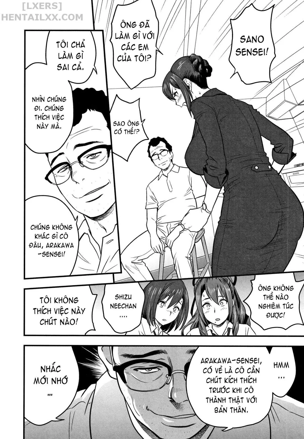 HentaiVN.net - Ảnh 12 - Dankon Sousai [Dankon Sousai -Hitozuma Kyoushi Ga Netorareru Made No Kiroku-] - Chap 7