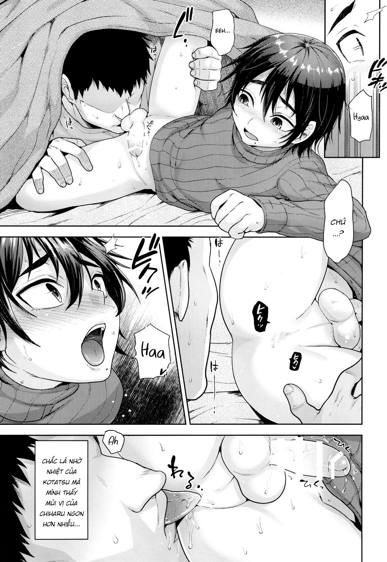 HentaiVN.net - Ảnh 8 - Kotatsu no Nakami [こたつのなかみ] - OneShot