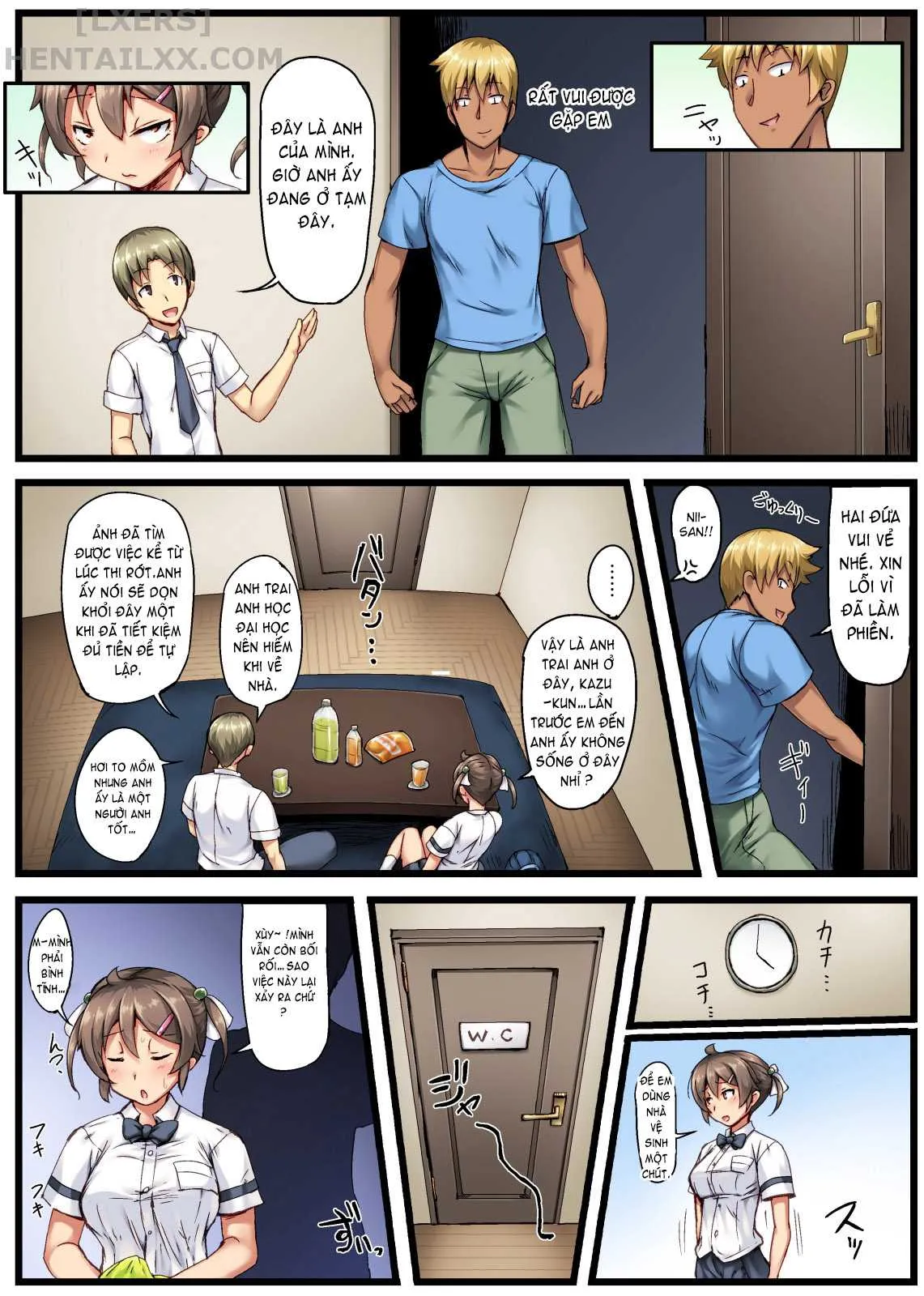 HentaiVN.net - Ảnh 4 - Otouto no Koibito ga Mukashi Choukyou Shita Motokano datta - Oneshot