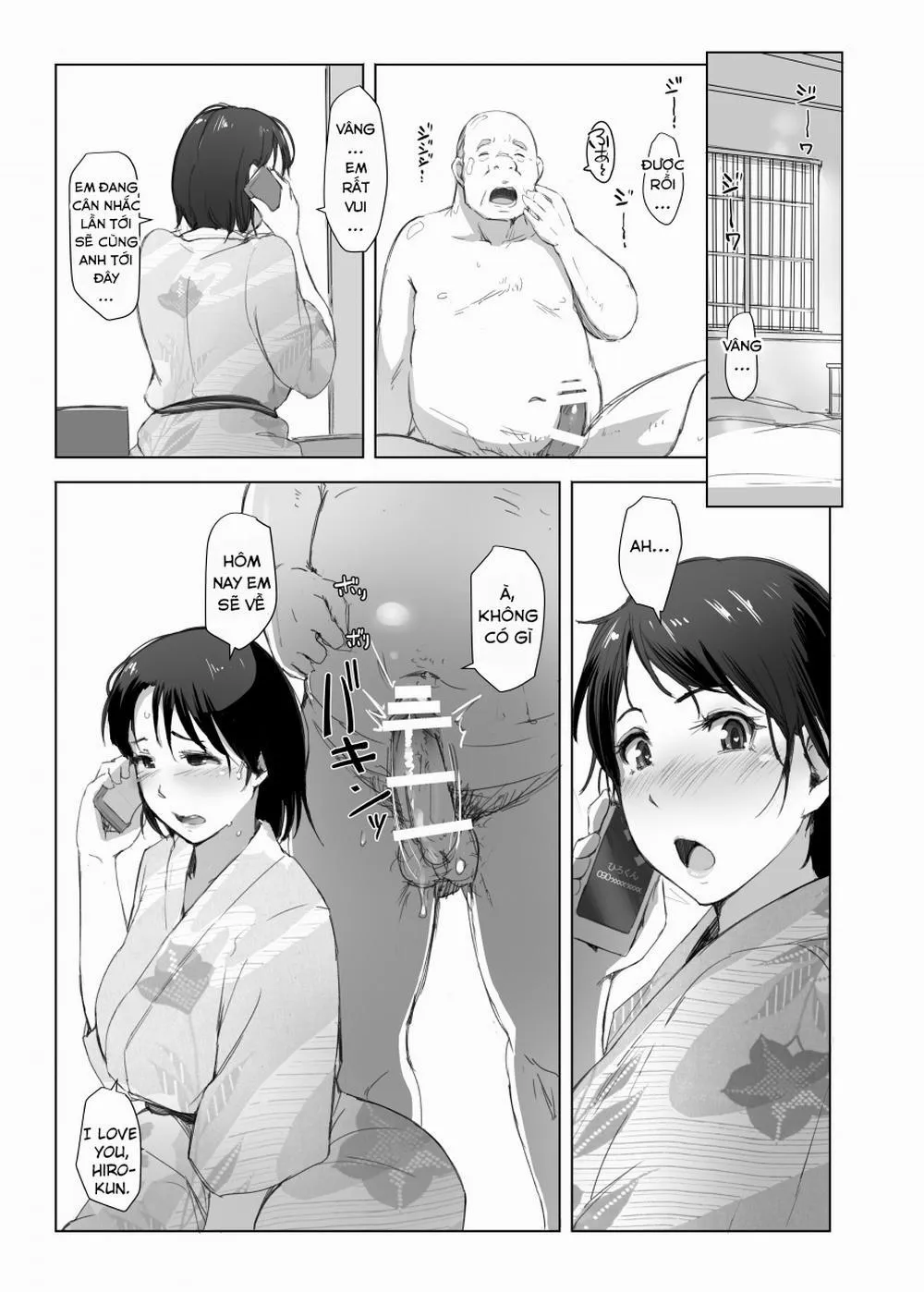 HentaiVN.net - Ảnh 30 - Hitozuma to NTR Shitami Ryokou - Oneshot