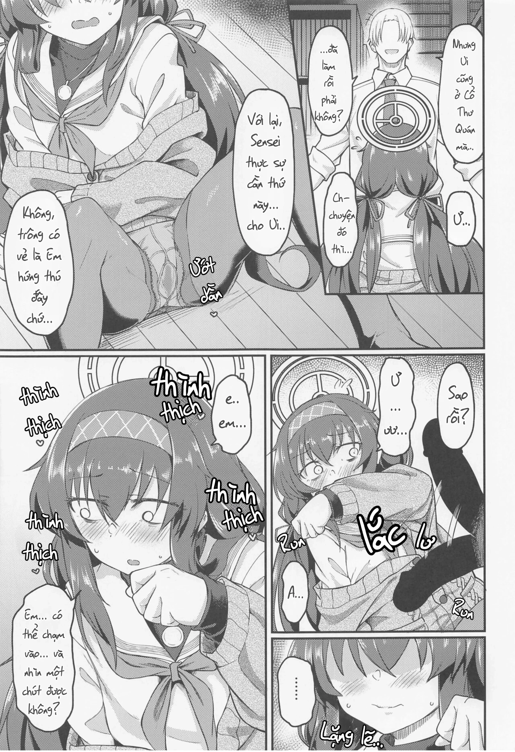 HentaiVN.net - Ảnh 11 - (C100) [Hx3I (Hirano Kawajuu)] Giữ yên lặng trong thư viện (Blue Archive) - Oneshot