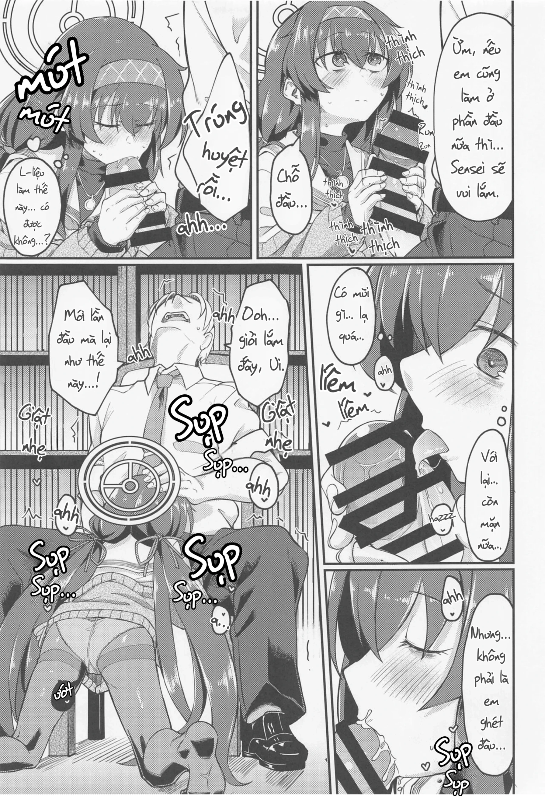 HentaiVN.net - Ảnh 13 - (C100) [Hx3I (Hirano Kawajuu)] Giữ yên lặng trong thư viện (Blue Archive) - Oneshot
