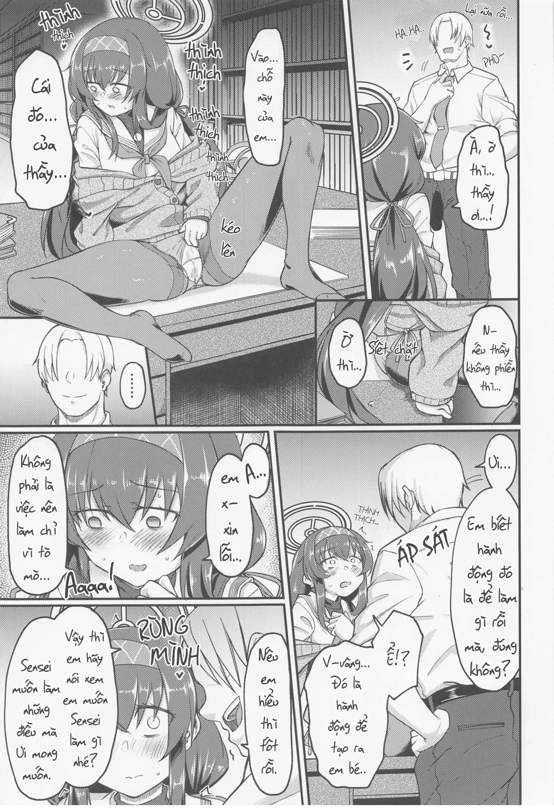 HentaiVN.net - Ảnh 17 - (C100) [Hx3I (Hirano Kawajuu)] Giữ yên lặng trong thư viện (Blue Archive) - Oneshot