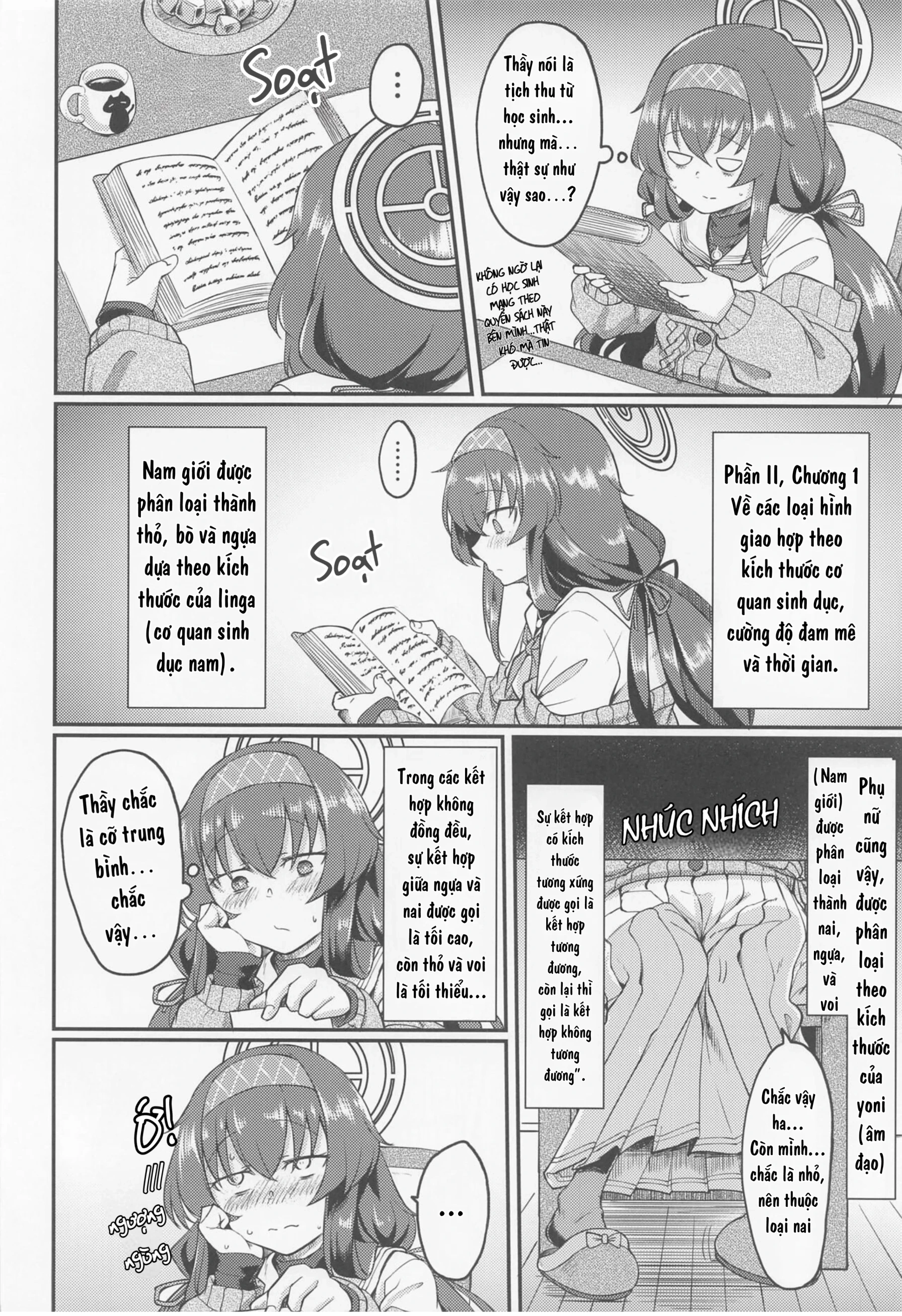HentaiVN.net - Ảnh 4 - (C100) [Hx3I (Hirano Kawajuu)] Giữ yên lặng trong thư viện (Blue Archive) - Oneshot