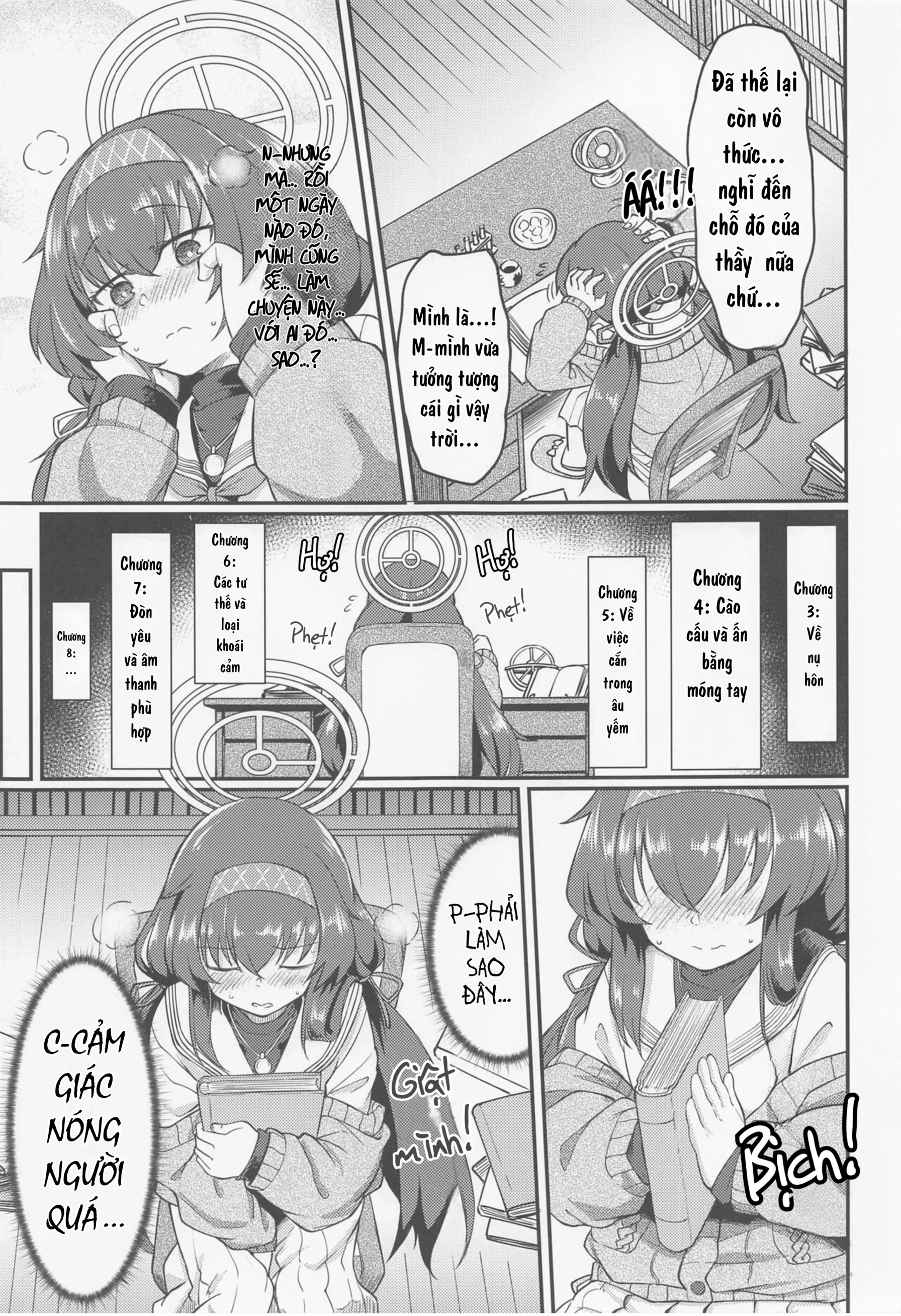 HentaiVN.net - Ảnh 5 - (C100) [Hx3I (Hirano Kawajuu)] Giữ yên lặng trong thư viện (Blue Archive) - Oneshot