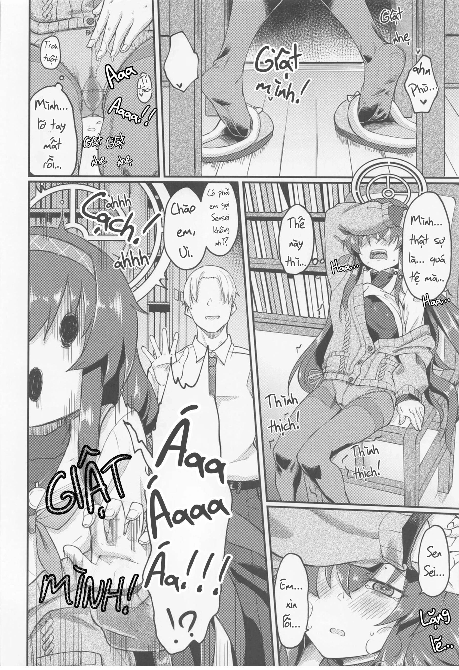 HentaiVN.net - Ảnh 8 - (C100) [Hx3I (Hirano Kawajuu)] Giữ yên lặng trong thư viện (Blue Archive) - Oneshot