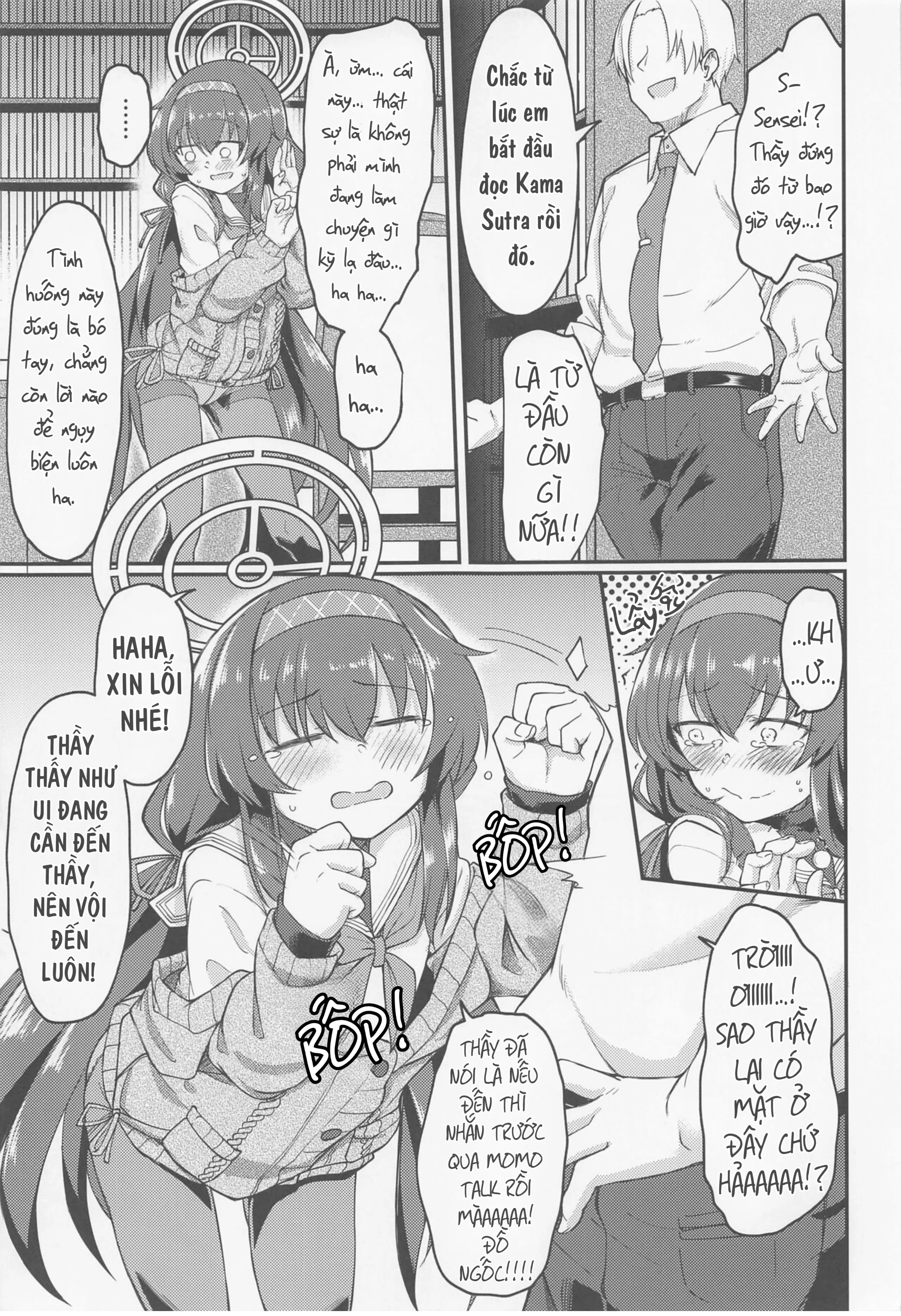 HentaiVN.net - Ảnh 9 - (C100) [Hx3I (Hirano Kawajuu)] Giữ yên lặng trong thư viện (Blue Archive) - Oneshot