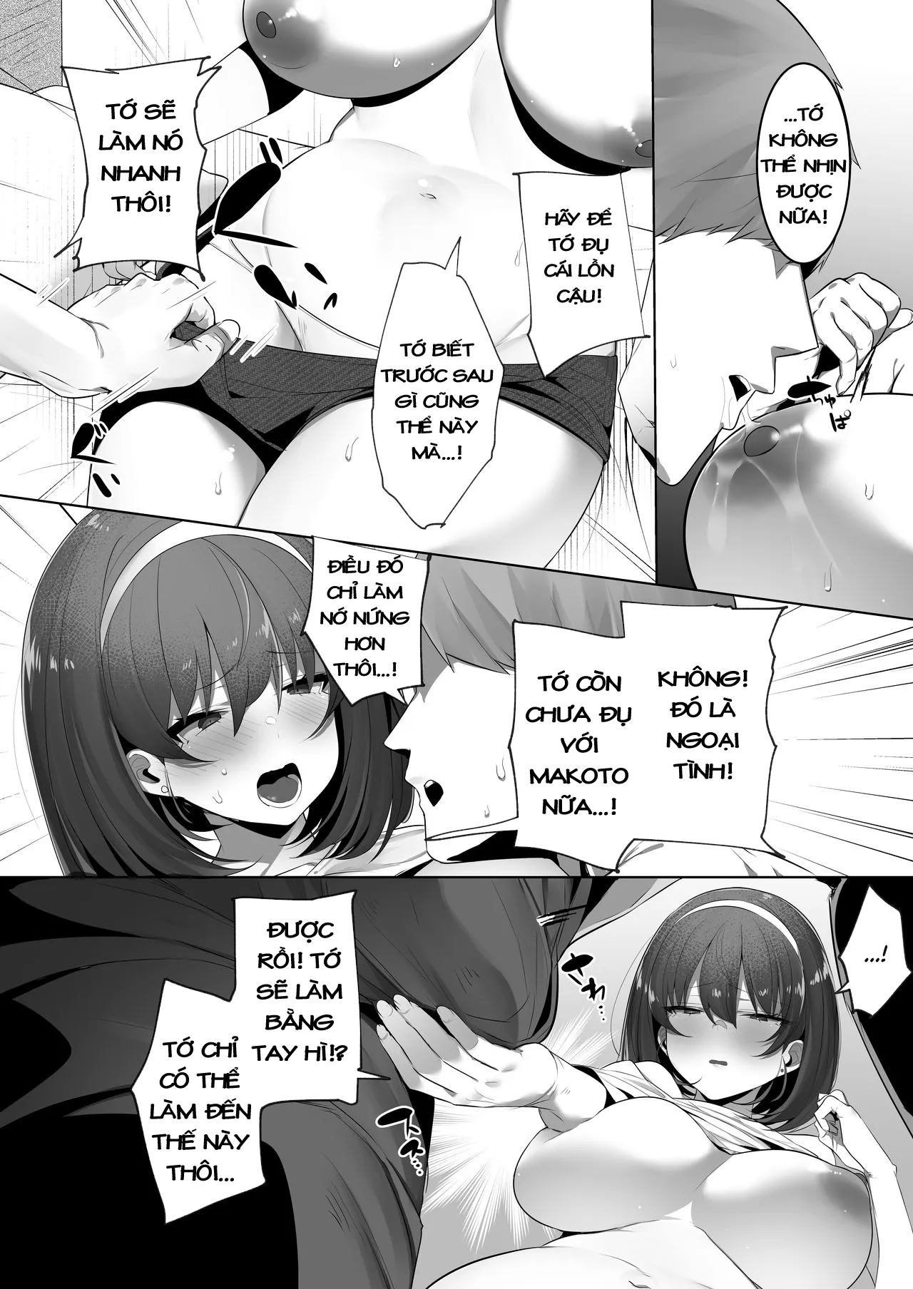HentaiVN.net - Ảnh 13 - Cô Bạn Thuở Nhỏ Dú To Dễ Dụ! [Kareshi Mochi no Kyonyuu Osananajimi o NTR Nakadashi Suru Hon] - Oneshot