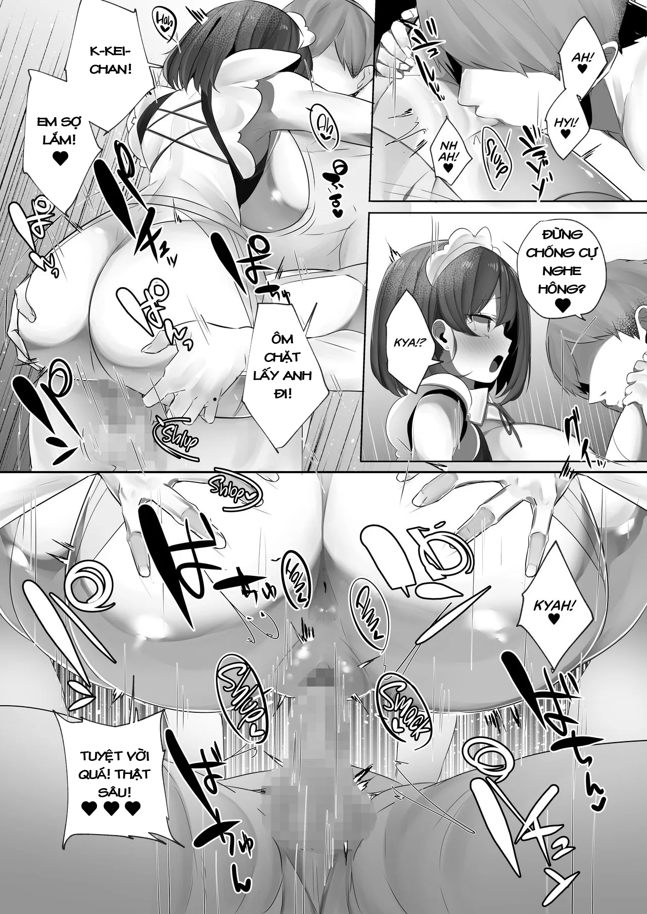 HentaiVN.net - Ảnh 38 - Cô Bạn Thuở Nhỏ Dú To Dễ Dụ! [Kareshi Mochi no Kyonyuu Osananajimi o NTR Nakadashi Suru Hon] - Oneshot