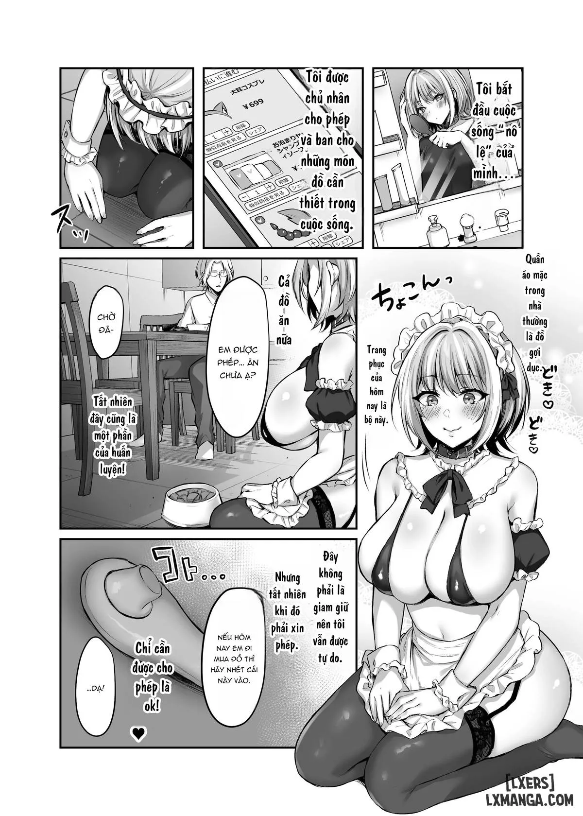 HentaiVN.net - Ảnh 4 - Hajimete no Dorei Keiyaku - Chap 2.