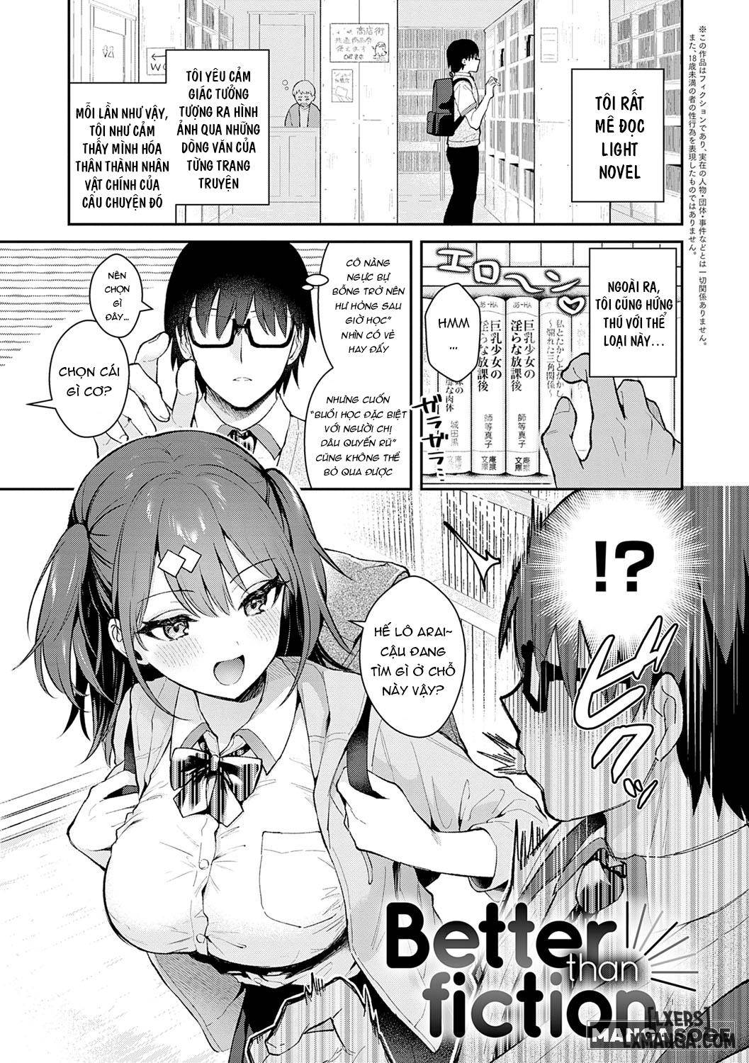 HentaiVN.net - Ảnh 2 - Better than fiction (Kanojo Face) - Chapter 1
