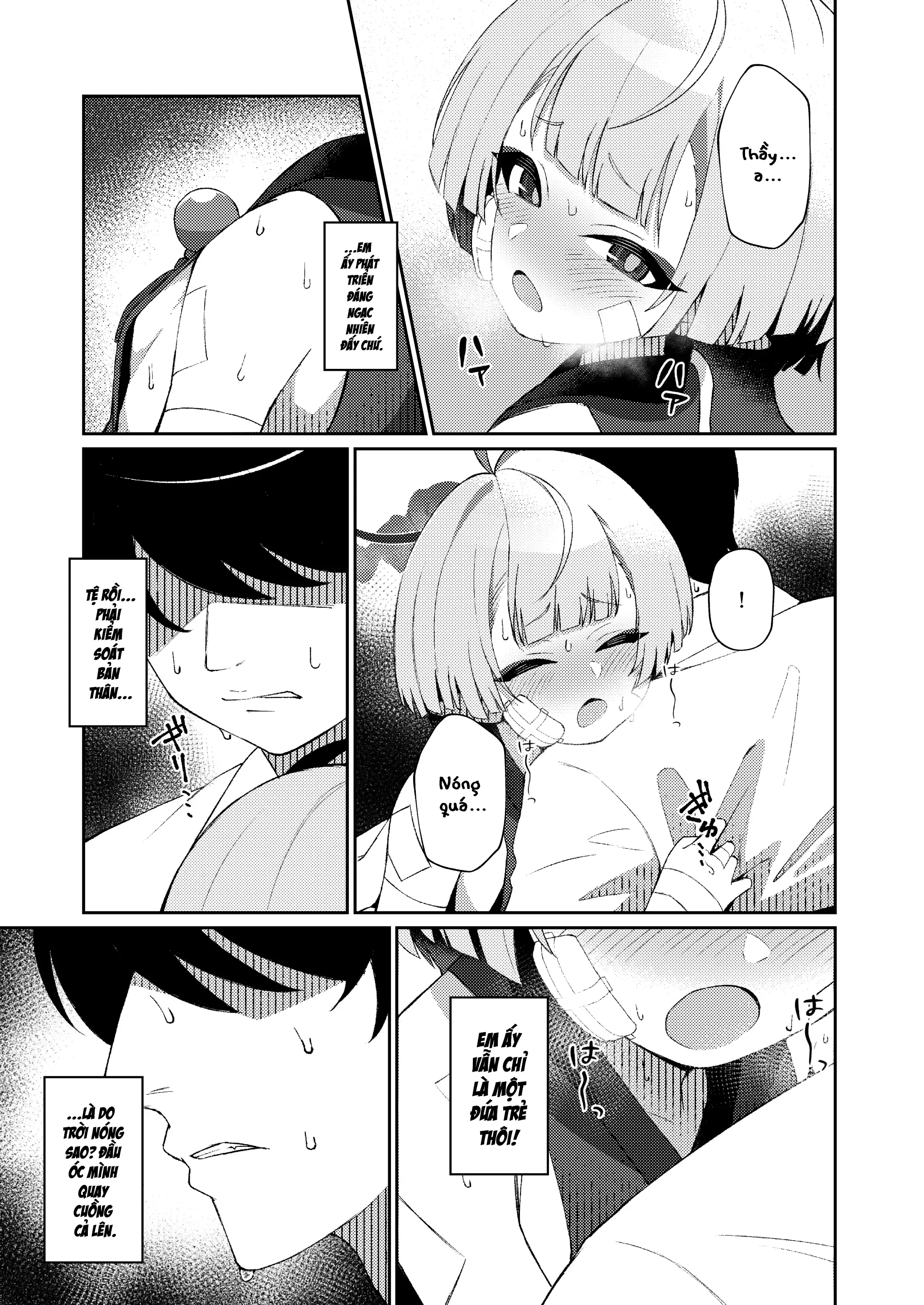 HentaiVN.net - Ảnh 11 - Cái nắng thiêu đốt chiều hè, Khiến em mê man - oneshot