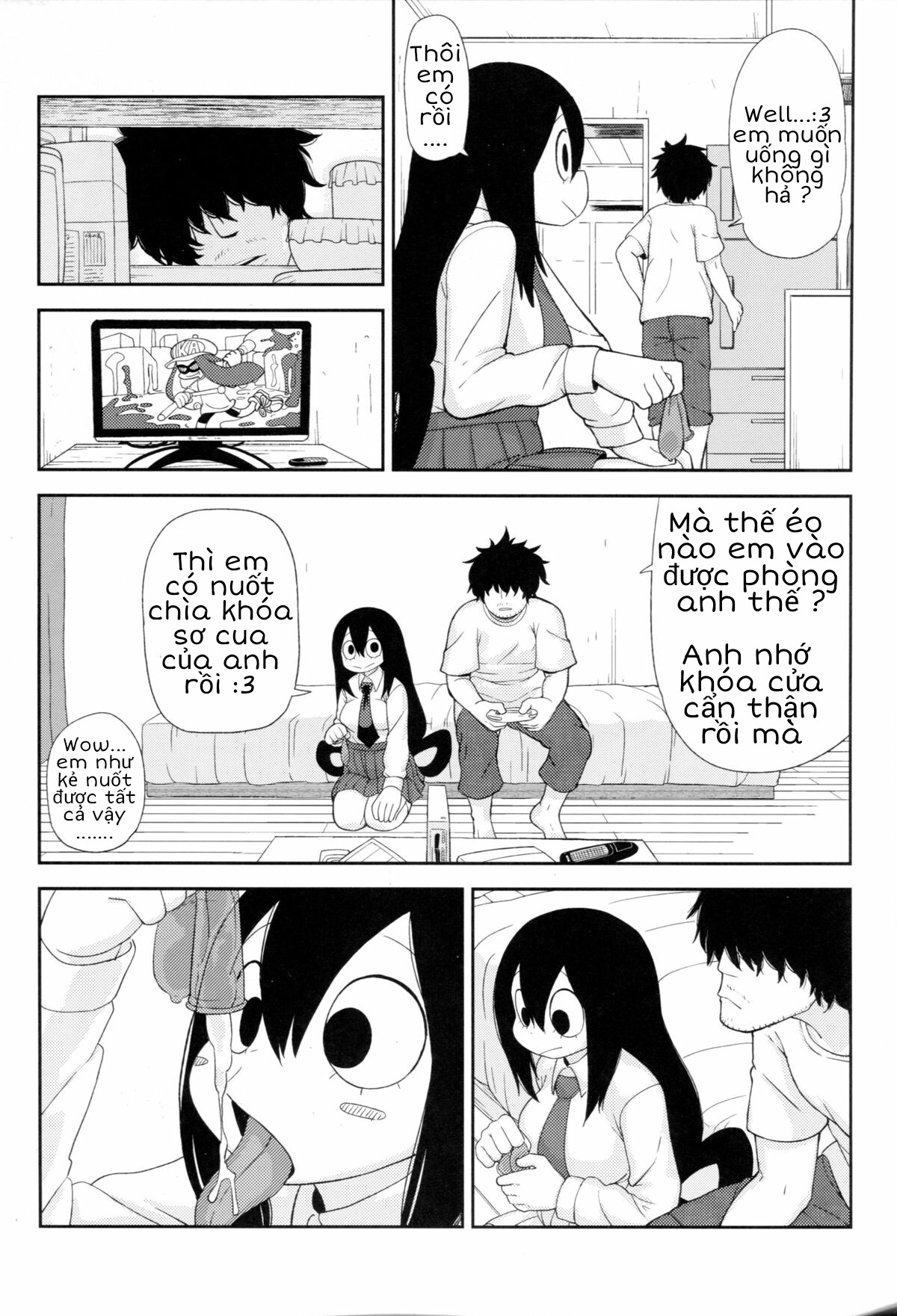 HentaiVN.net - Ảnh 4 - Tsuyu Biyori (My Hero Academia) [Em ếch dễ thương] - ONESHOT