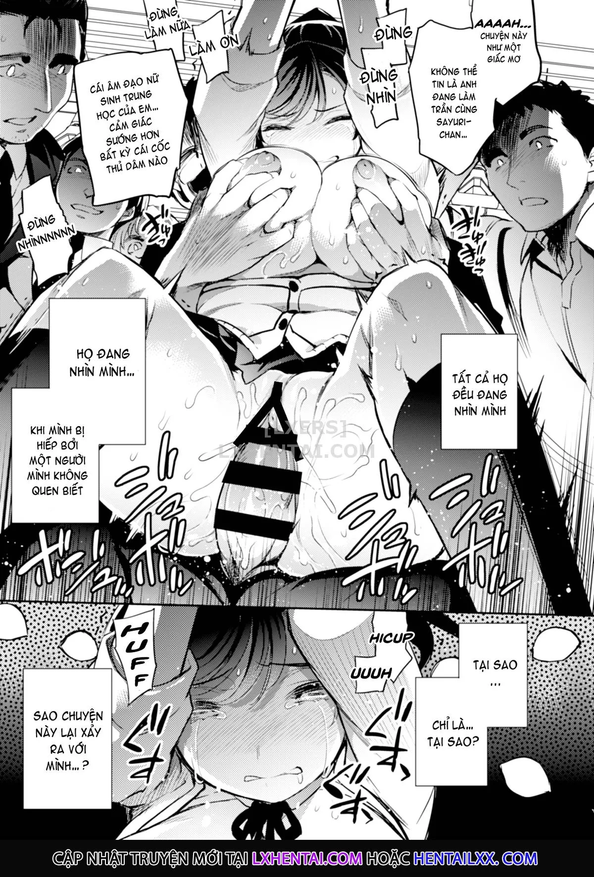 HentaiVN.net - Ảnh 20 - Sayuri - Kareshi to Hatsu H Mokuzen ni Chikan ni NTR-reta Shoujo - Chap 1