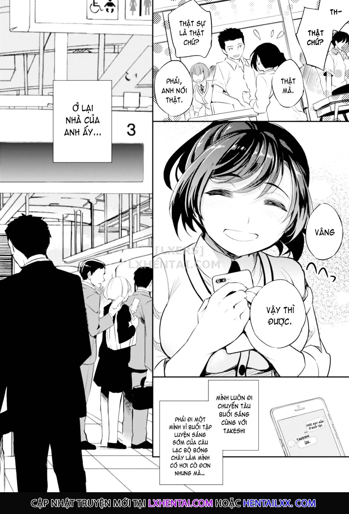 HentaiVN.net - Ảnh 5 - Sayuri - Kareshi to Hatsu H Mokuzen ni Chikan ni NTR-reta Shoujo - Chap 1