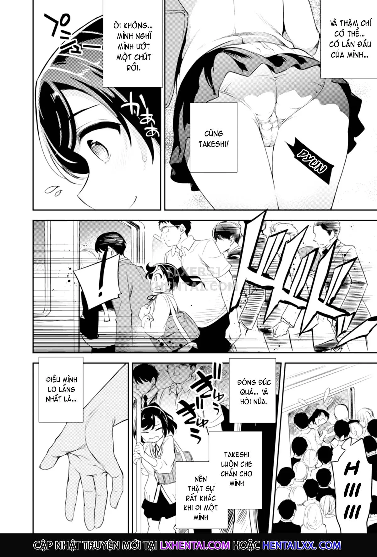 HentaiVN.net - Ảnh 7 - Sayuri - Kareshi to Hatsu H Mokuzen ni Chikan ni NTR-reta Shoujo - Chap 1