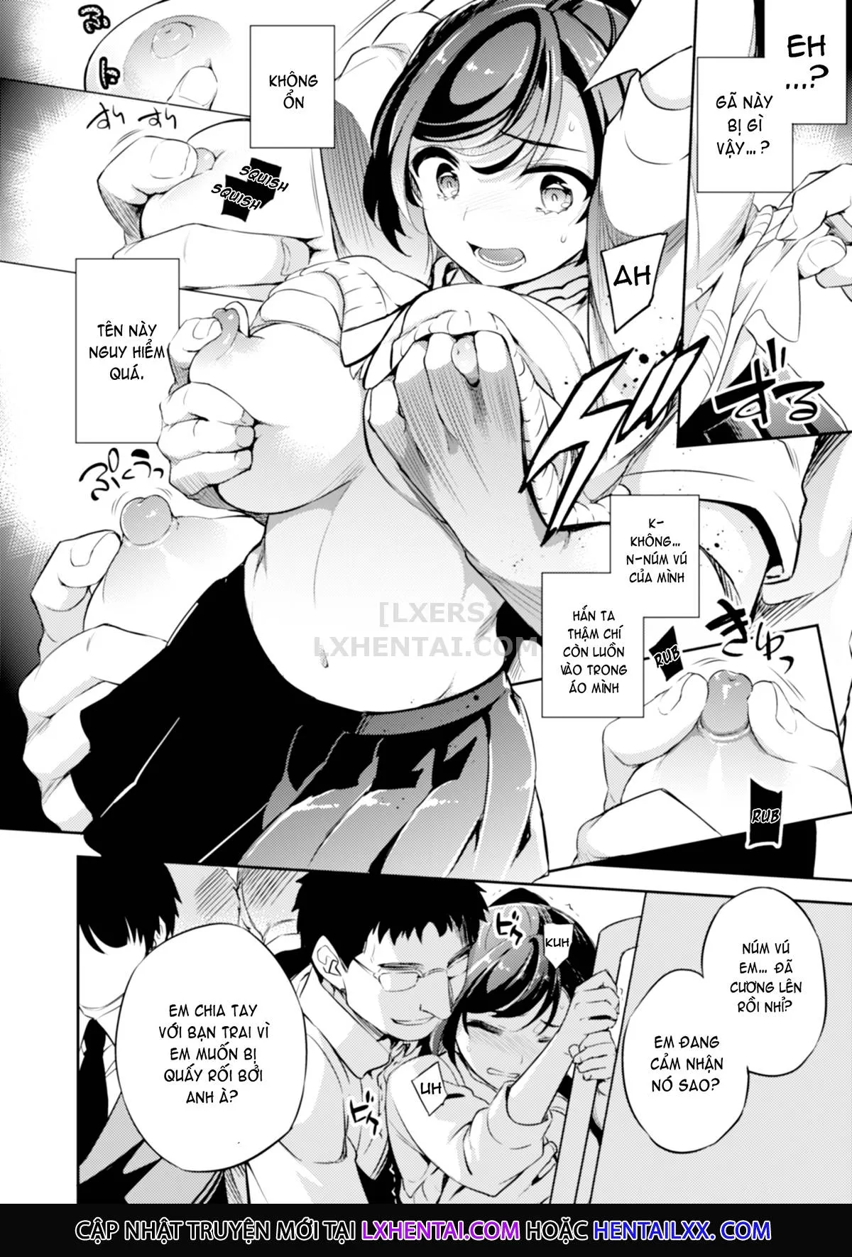 HentaiVN.net - Ảnh 9 - Sayuri - Kareshi to Hatsu H Mokuzen ni Chikan ni NTR-reta Shoujo - Chap 1