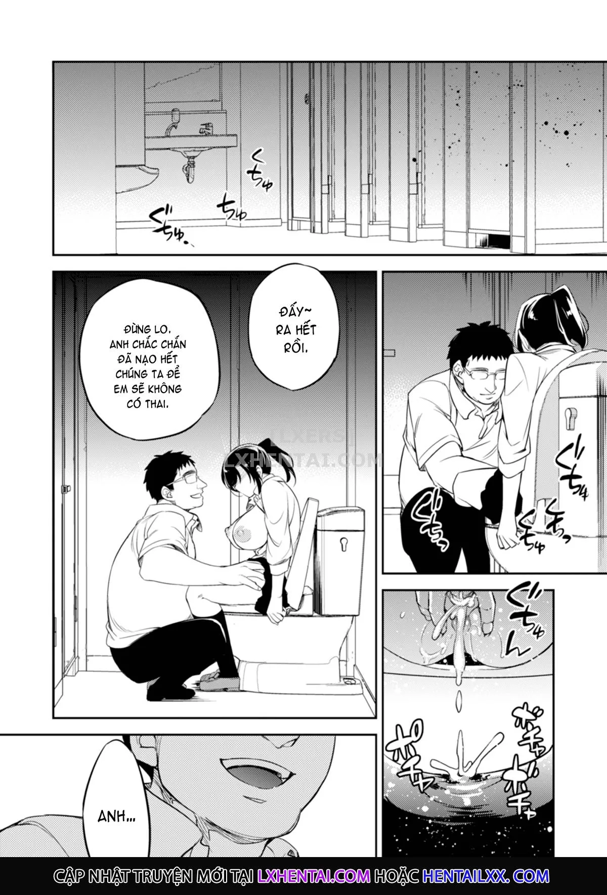 HentaiVN.net - Ảnh 23 - Sayuri - Kareshi to Hatsu H Mokuzen ni Chikan ni NTR-reta Shoujo - Chap 2 - A Girl Who Got Fucked In The Train Station Bathroom