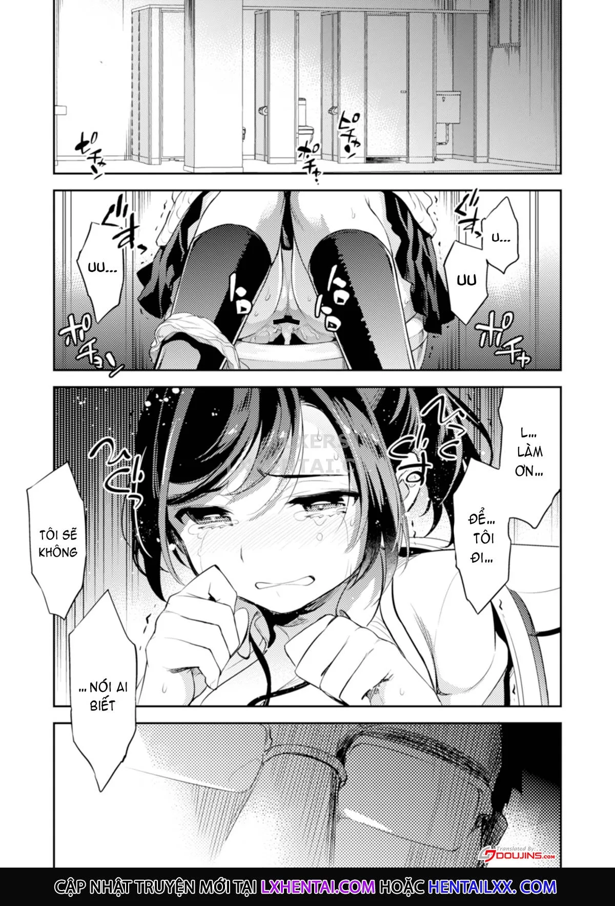 HentaiVN.net - Ảnh 4 - Sayuri - Kareshi to Hatsu H Mokuzen ni Chikan ni NTR-reta Shoujo - Chap 2 - A Girl Who Got Fucked In The Train Station Bathroom