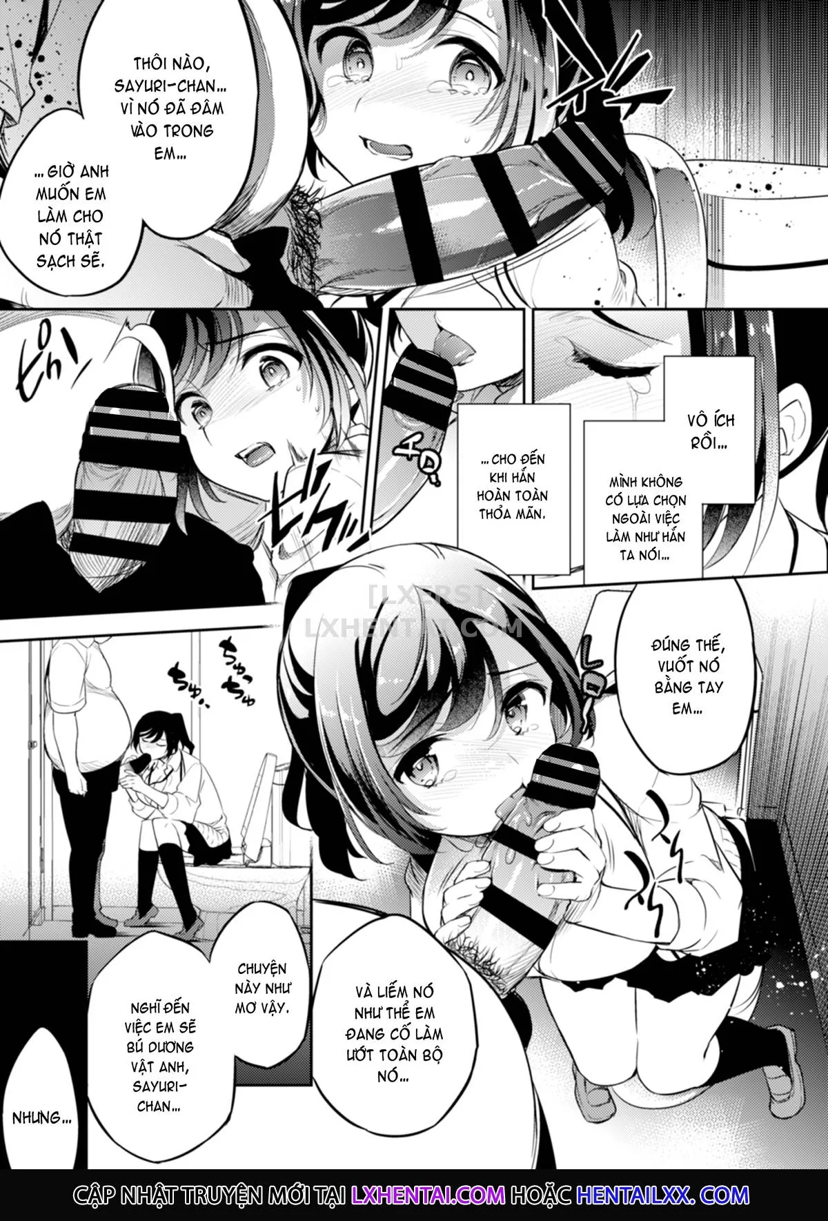 HentaiVN.net - Ảnh 6 - Sayuri - Kareshi to Hatsu H Mokuzen ni Chikan ni NTR-reta Shoujo - Chap 2 - A Girl Who Got Fucked In The Train Station Bathroom