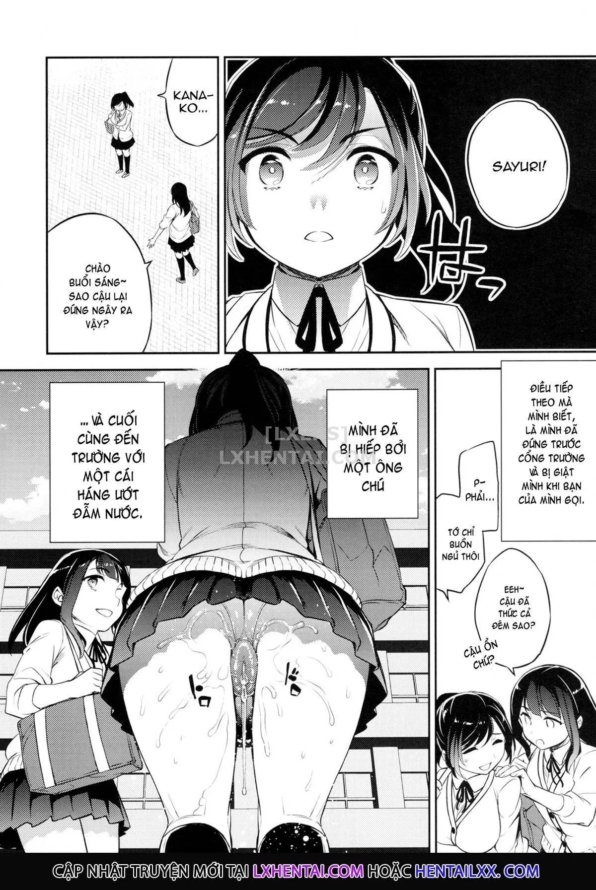 HentaiVN.net - Ảnh 19 - Sayuri - Kareshi to Hatsu H Mokuzen ni Chikan ni NTR-reta Shoujo - Chap 3 ~The Girl Whos Getting Fucked So Much Her Body Is Changing In Lewd Ways