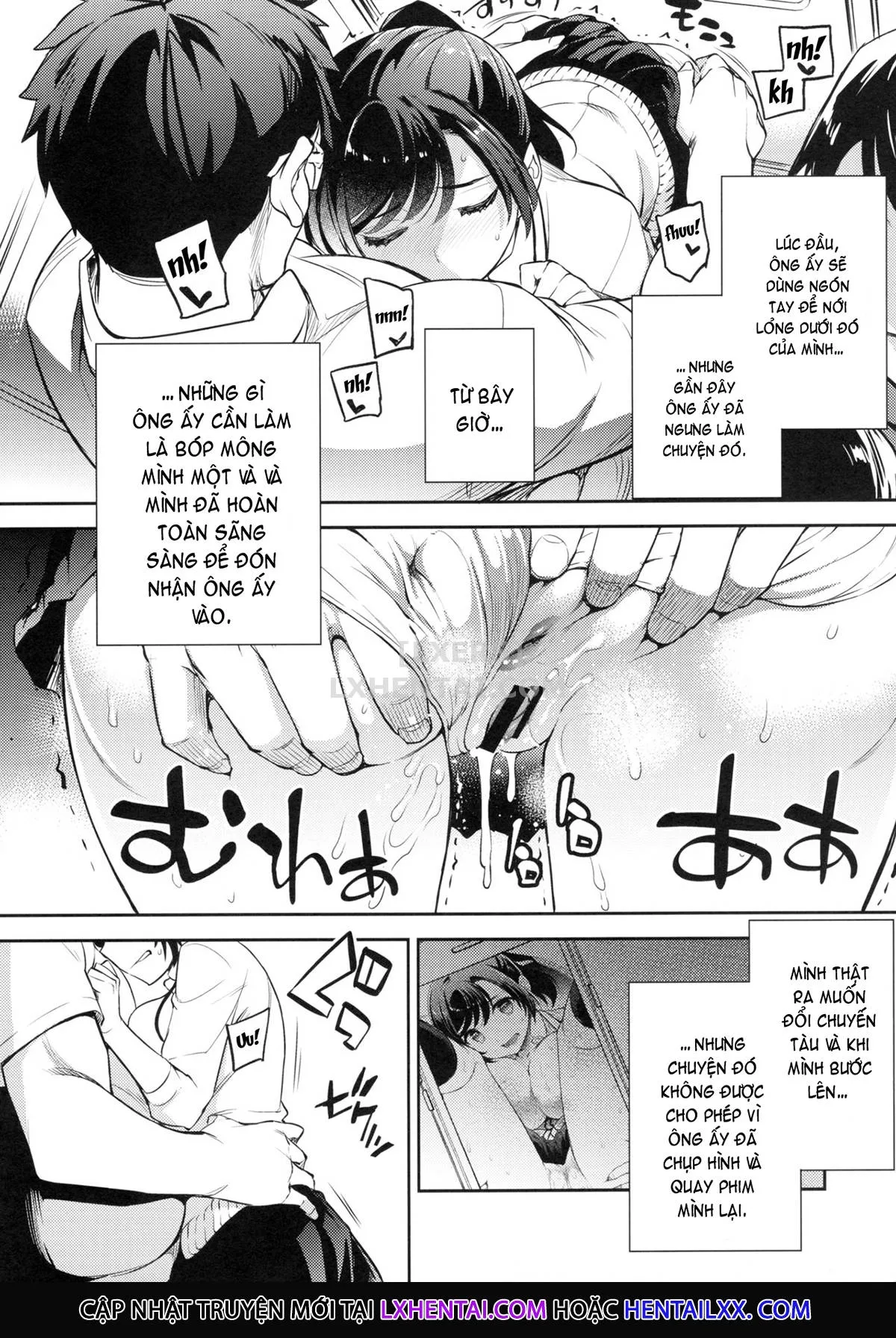 HentaiVN.net - Ảnh 6 - Sayuri - Kareshi to Hatsu H Mokuzen ni Chikan ni NTR-reta Shoujo - Chap 3 ~The Girl Whos Getting Fucked So Much Her Body Is Changing In Lewd Ways