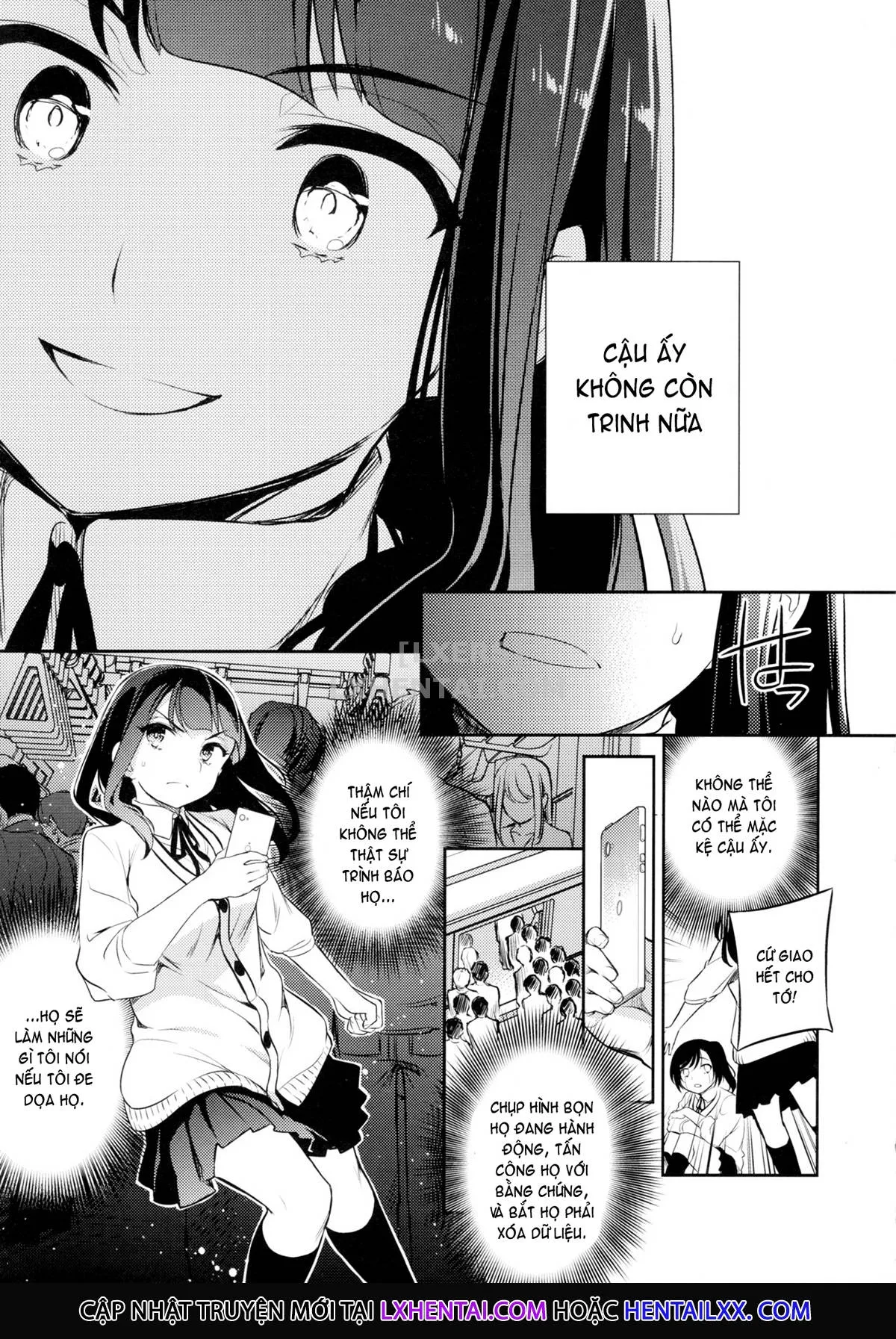 HentaiVN.net - Ảnh 6 - Sayuri - Kareshi to Hatsu H Mokuzen ni Chikan ni NTR-reta Shoujo - Chap 4 ~Getting Fucked With The Girl She Tried To Save