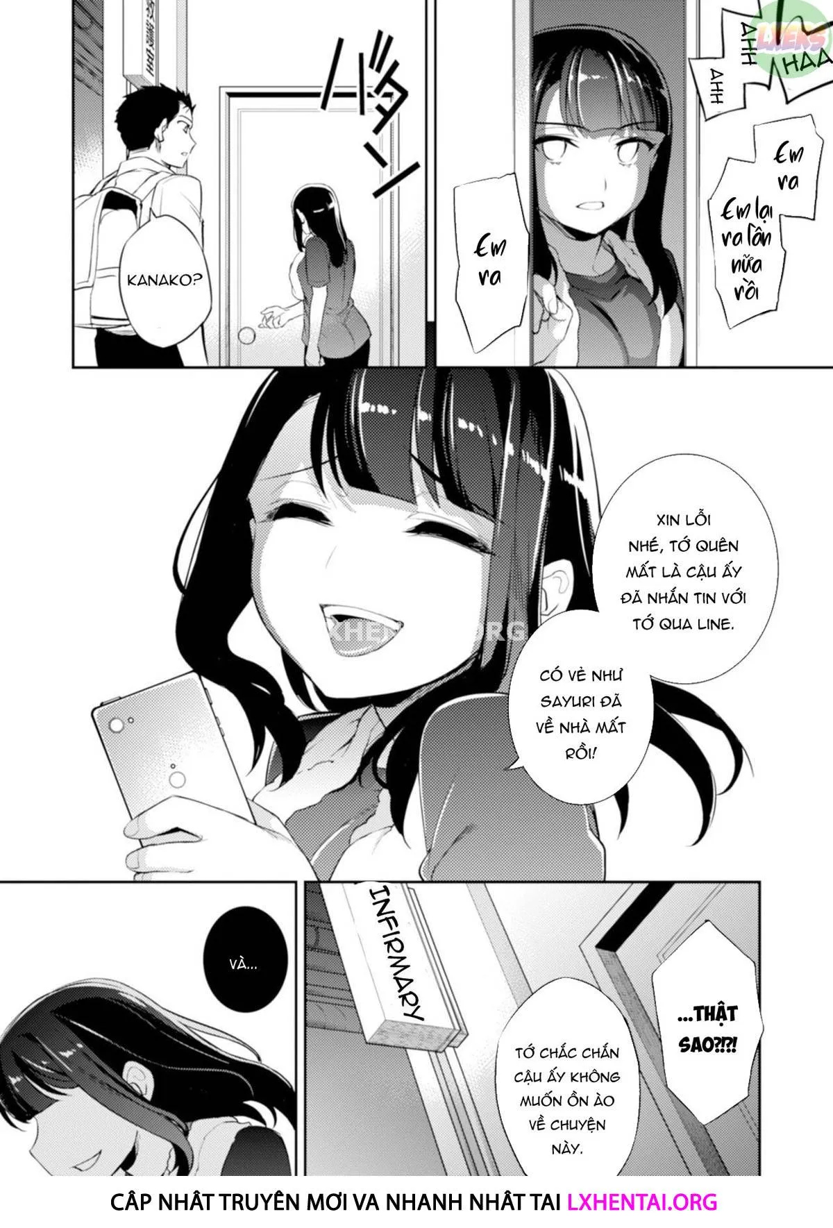 HentaiVN.net - Ảnh 25 - Sayuri - Kareshi to Hatsu H Mokuzen ni Chikan ni NTR-reta Shoujo - Chap 5 ~ What Happened With The Girl Who Went To Support Her Boyfriend