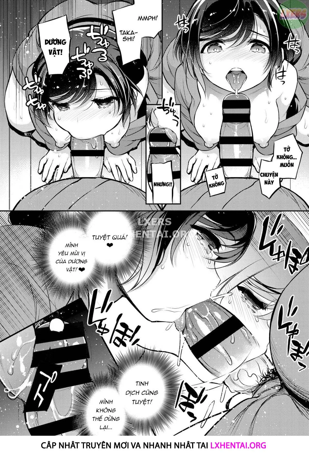 HentaiVN.net - Ảnh 26 - Sayuri - Kareshi to Hatsu H Mokuzen ni Chikan ni NTR-reta Shoujo - Chap 6 - While She is NTRing Her Boyfriend He is Busy Fucking Her Best Friend