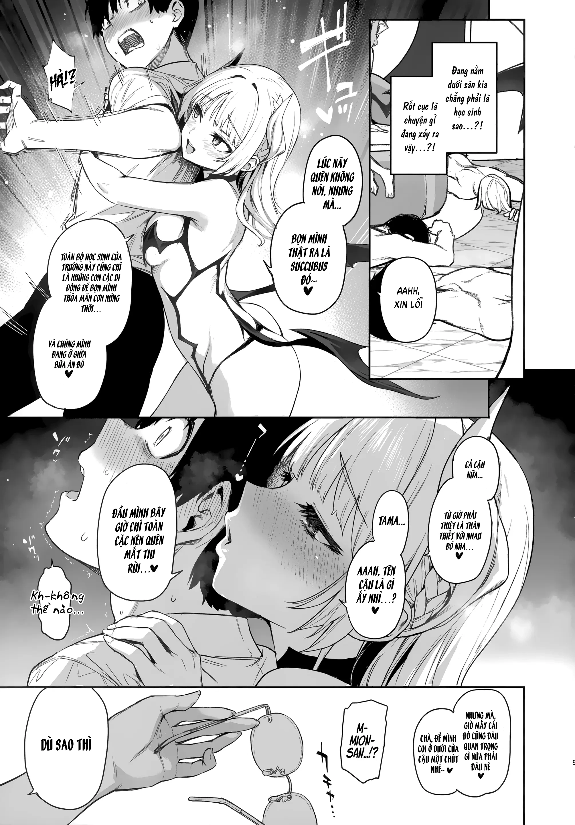HentaiVN.net - Ảnh 8 - Succubus Seitokai Shiko Shiko Shikkoubu - Chương 1: Mion