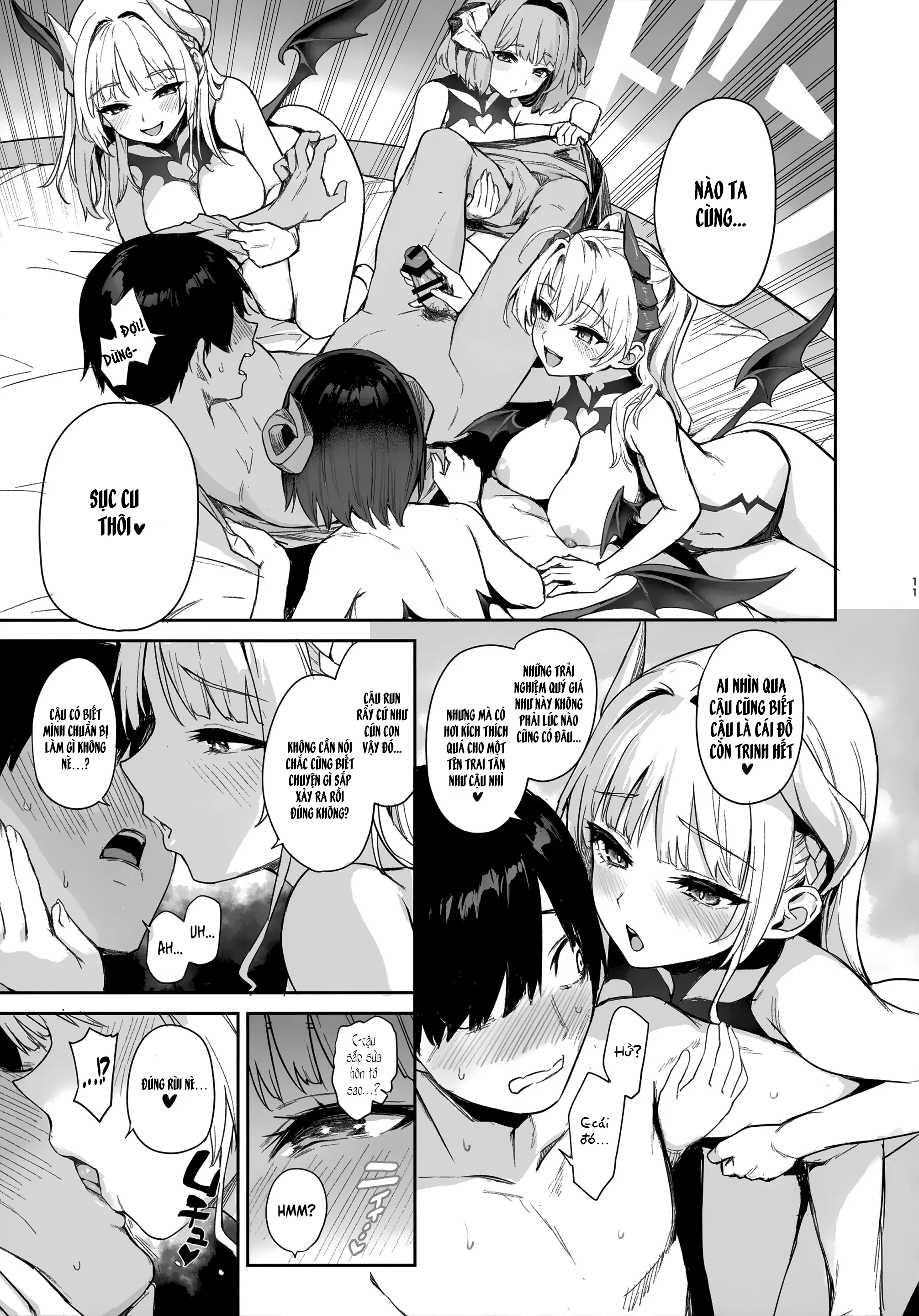 HentaiVN.net - Ảnh 10 - Succubus Seitokai Shiko Shiko Shikkoubu - Chương 1: Mion