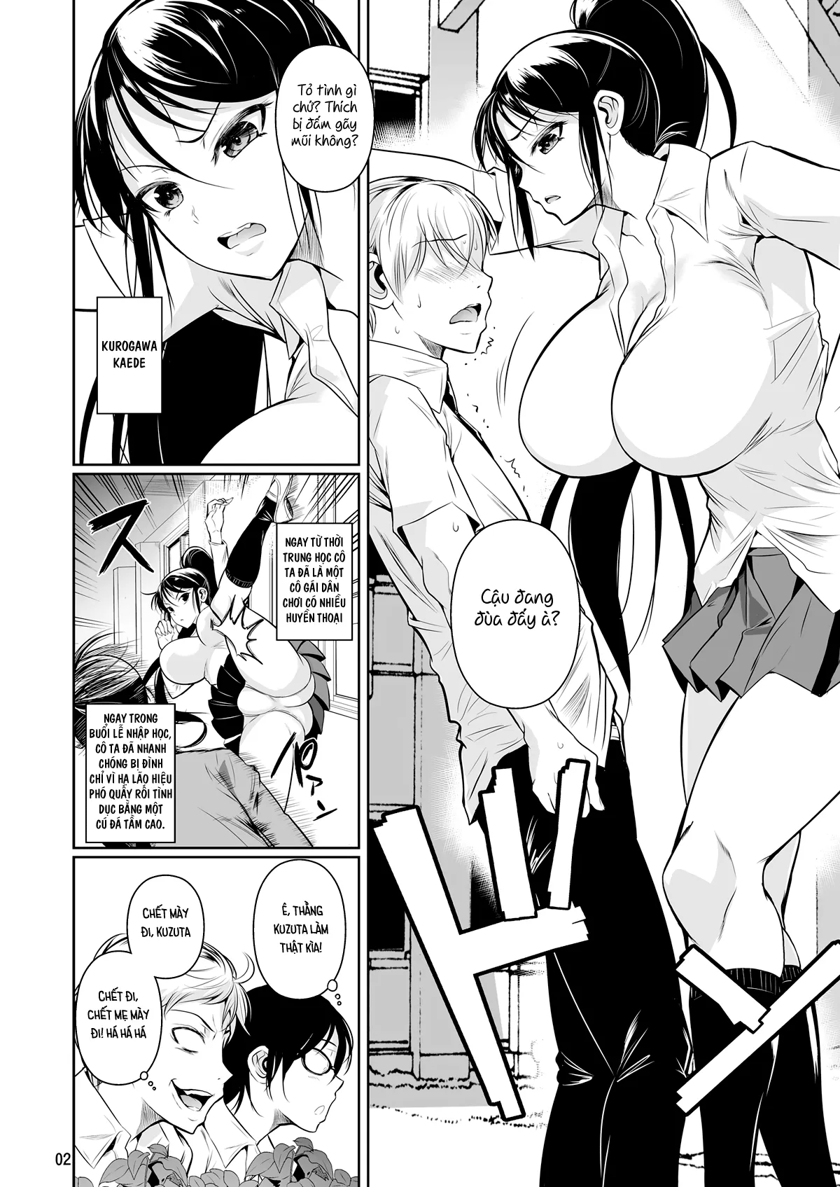 HentaiVN.net - Ảnh 3 - Batsu Game de Yankee Onna ni Kokuttemita [罰ゲームでヤンキー女に告ってみた; For My Punishment I Have To Confess To A Sassy Troublemaker] - Chương 1