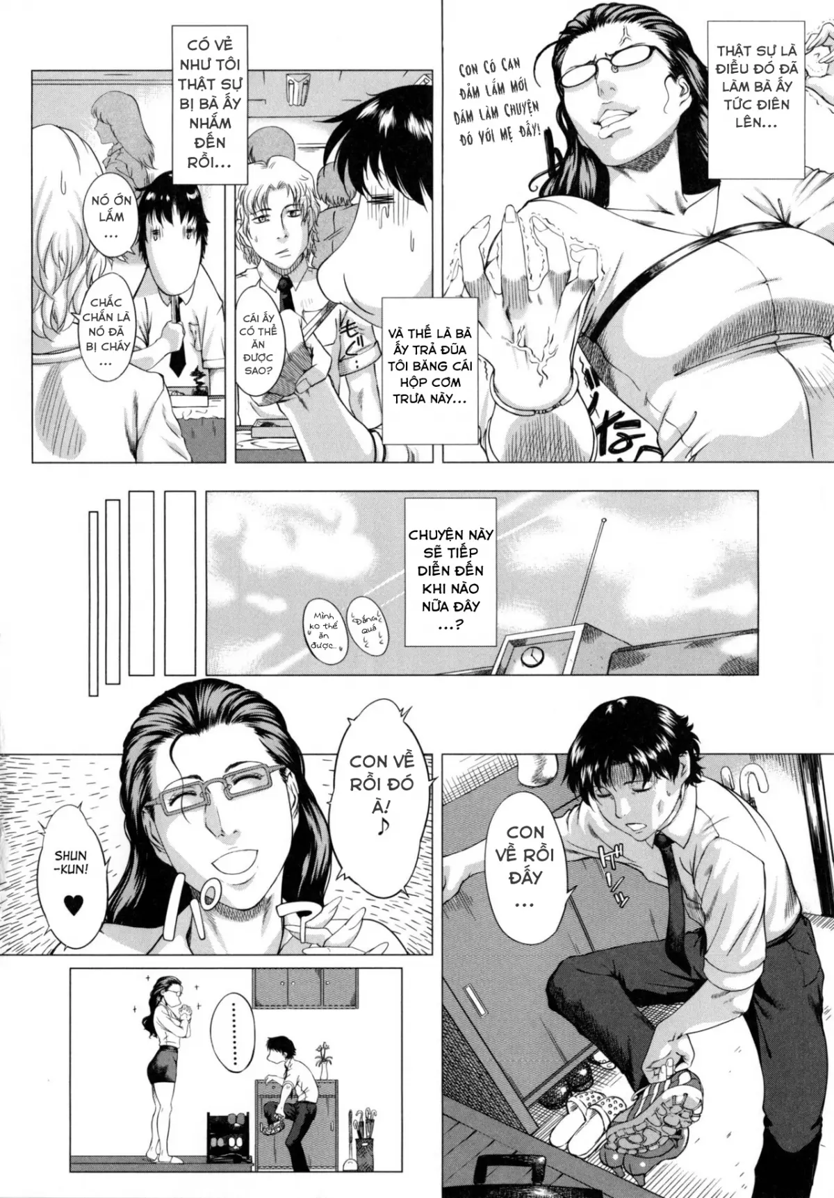 HentaiVN.net - Ảnh 44 - Kaa-san no Ijou na Aijou [Mother's Strange Love] - Oneshot