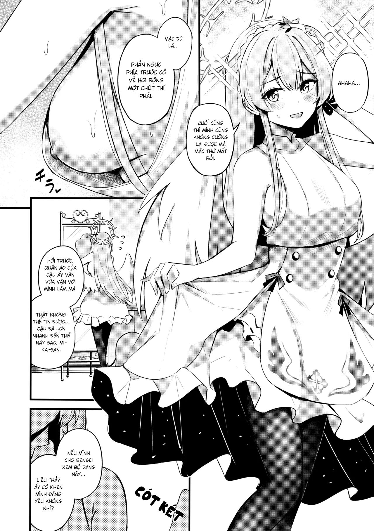 HentaiVN.net - Ảnh 3 - Đừng vấy bẩn bộ đồng phục này nhé! - One shot khô dái