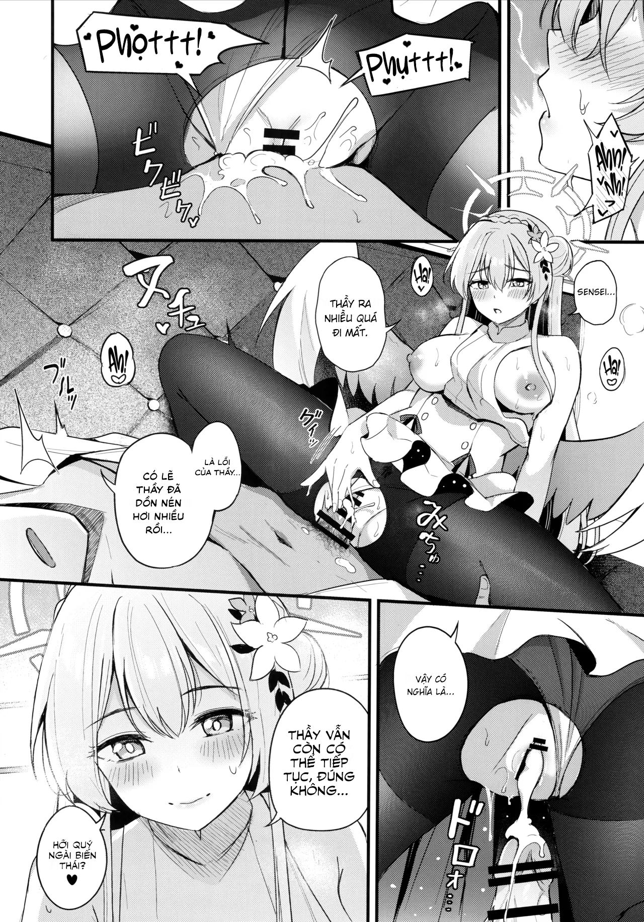 HentaiVN.net - Ảnh 21 - Đừng vấy bẩn bộ đồng phục này nhé! - One shot khô dái
