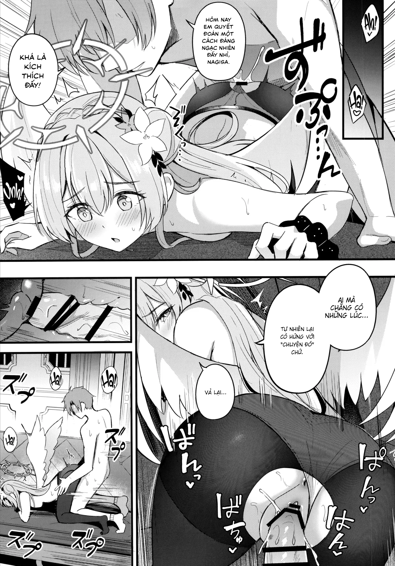 HentaiVN.net - Ảnh 22 - Đừng vấy bẩn bộ đồng phục này nhé! - One shot khô dái