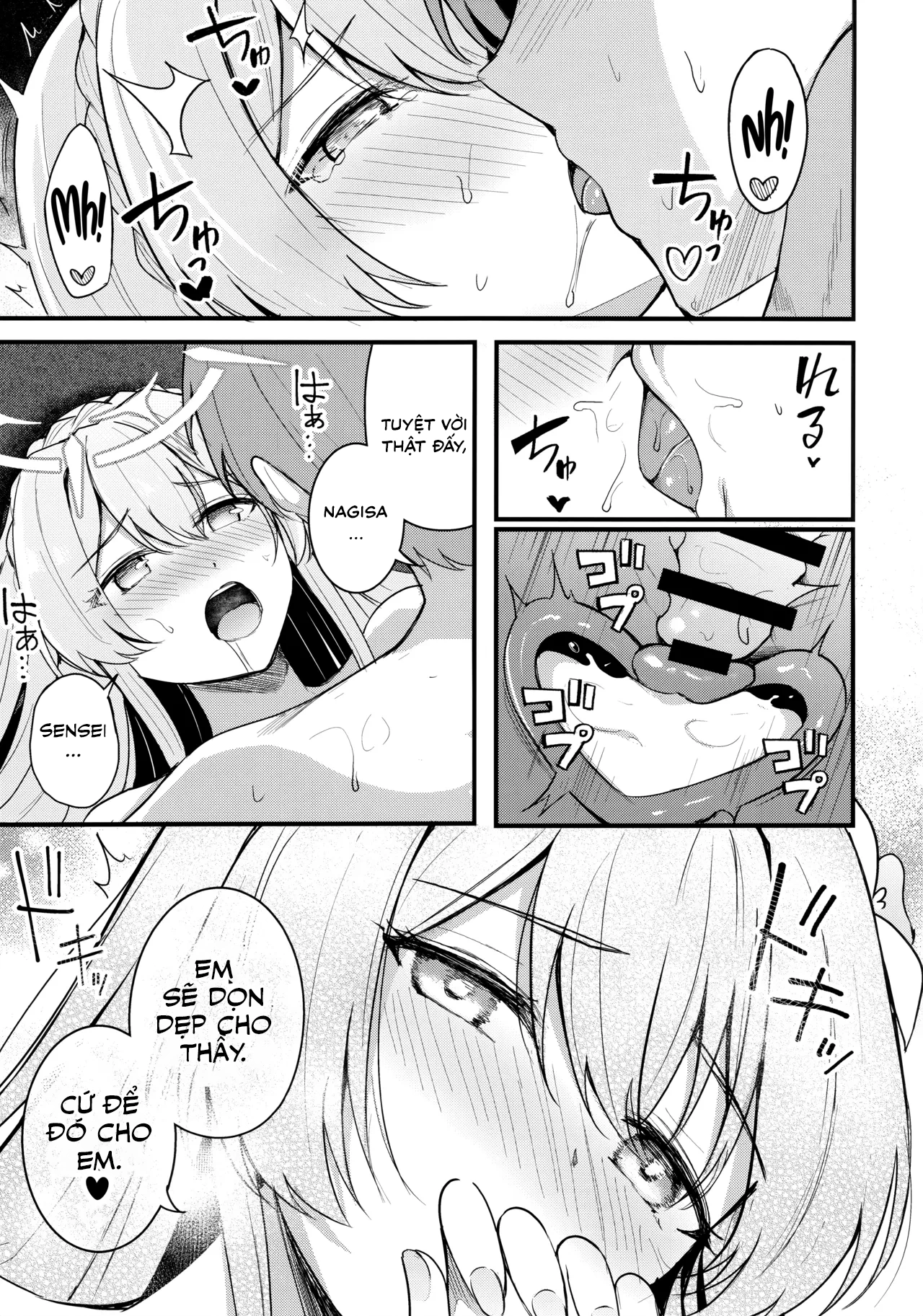 HentaiVN.net - Ảnh 26 - Đừng vấy bẩn bộ đồng phục này nhé! - One shot khô dái