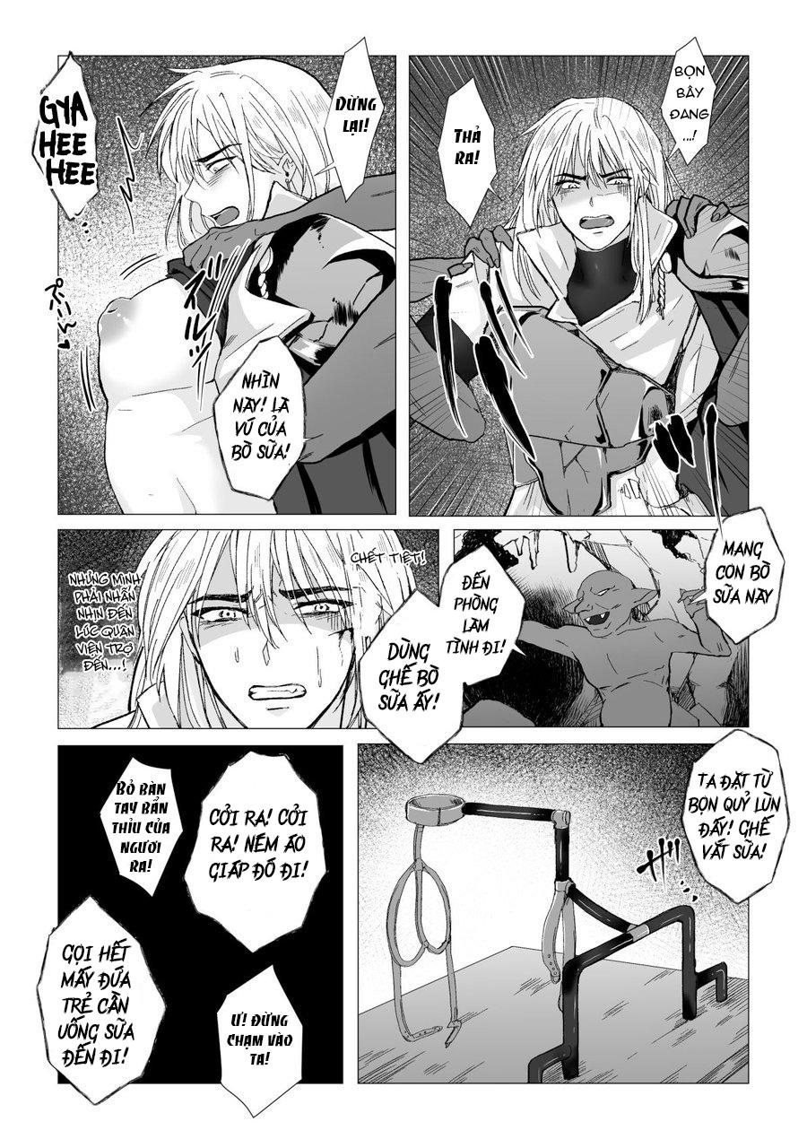 HentaiVN.net - Ảnh 21 - Kỵ sĩ vú bò trở thành mẹ bầy goblin - oneshot