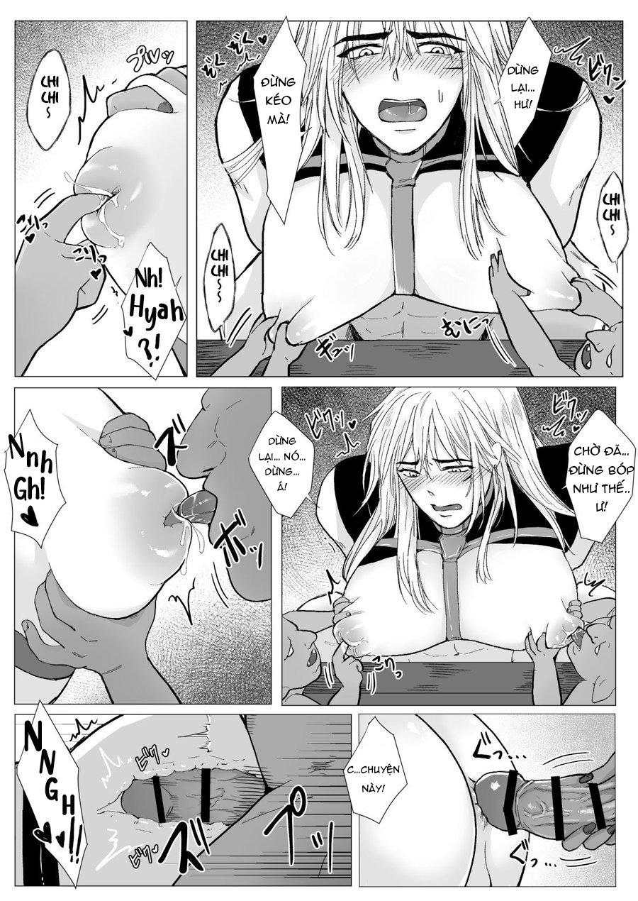 HentaiVN.net - Ảnh 24 - Kỵ sĩ vú bò trở thành mẹ bầy goblin - oneshot