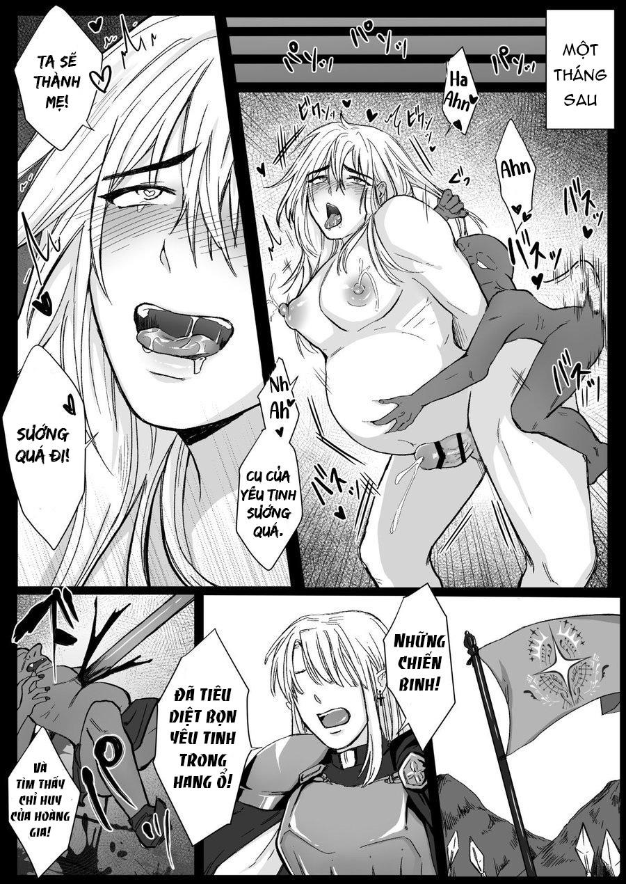 HentaiVN.net - Ảnh 30 - Kỵ sĩ vú bò trở thành mẹ bầy goblin - oneshot