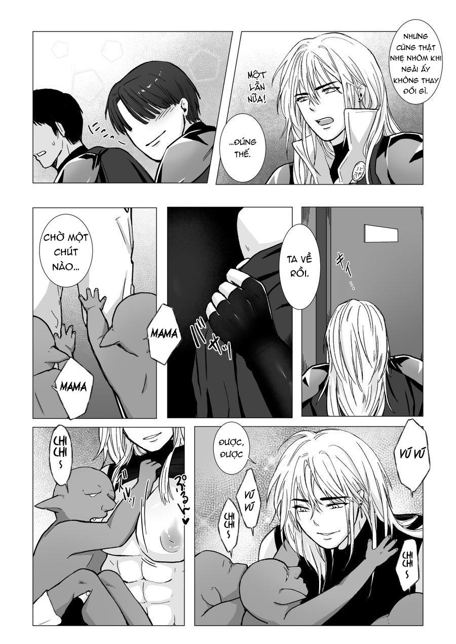 HentaiVN.net - Ảnh 34 - Kỵ sĩ vú bò trở thành mẹ bầy goblin - oneshot