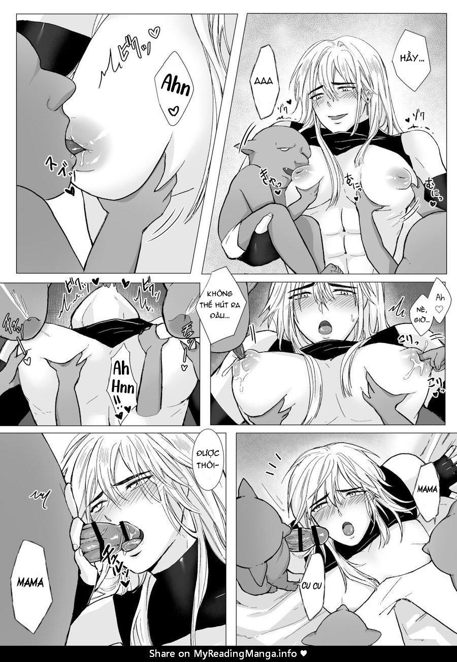 HentaiVN.net - Ảnh 35 - Kỵ sĩ vú bò trở thành mẹ bầy goblin - oneshot