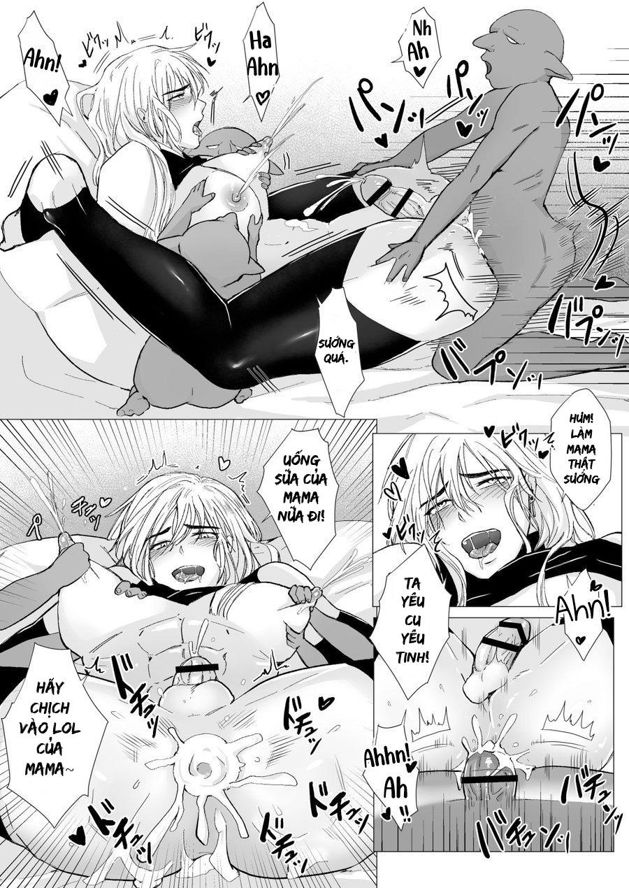 HentaiVN.net - Ảnh 39 - Kỵ sĩ vú bò trở thành mẹ bầy goblin - oneshot